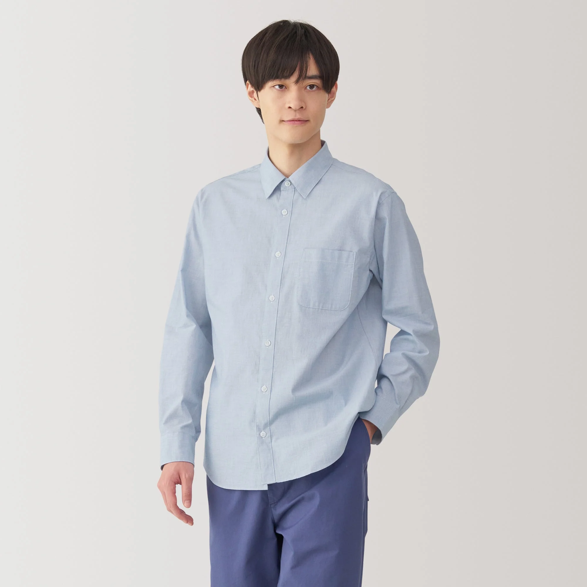 Men's Broadcloth Long Sleeve Shirt - Image 11