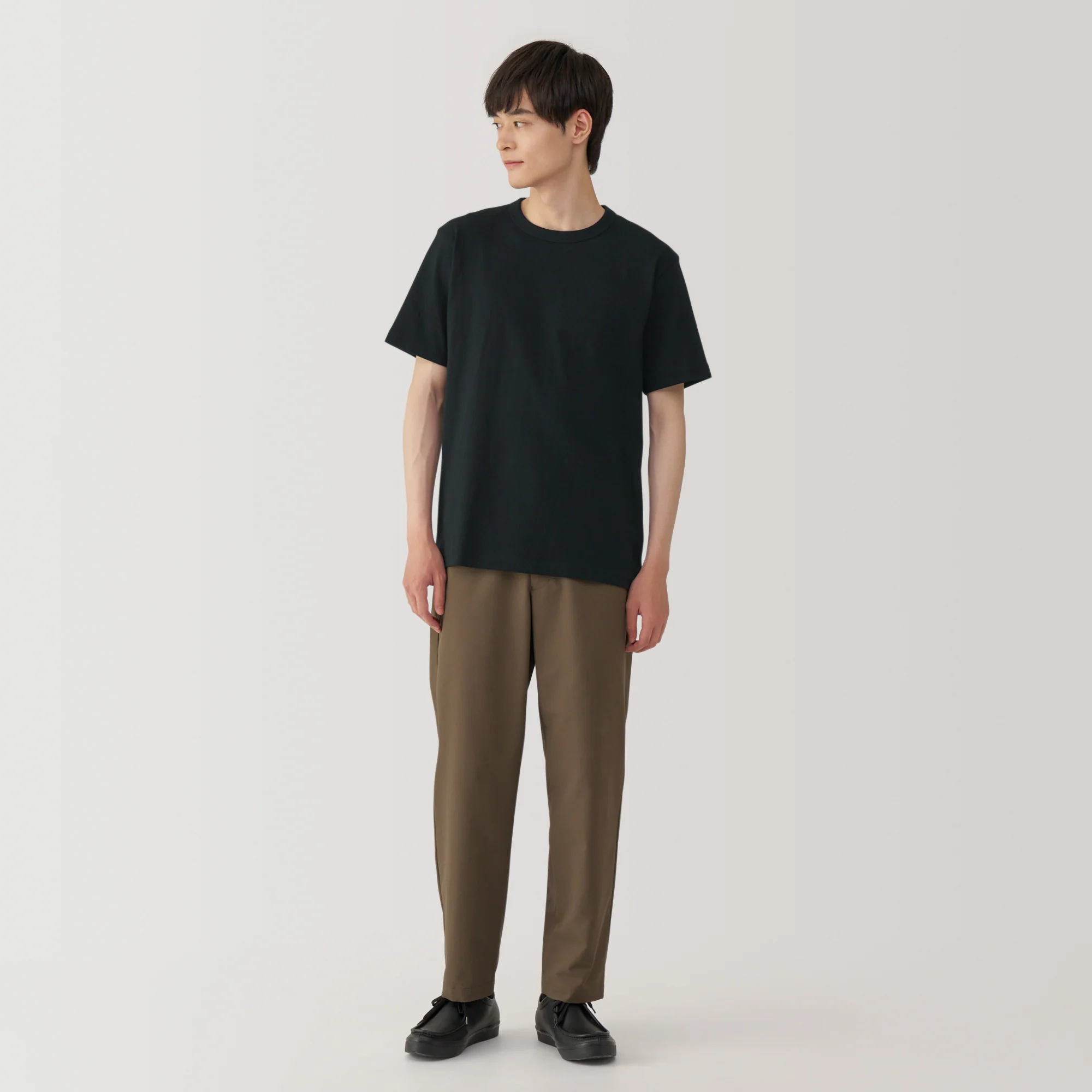 Men's Washed Heavy Weight Crew Neck Short Sleeve T-Shirt - Image 16