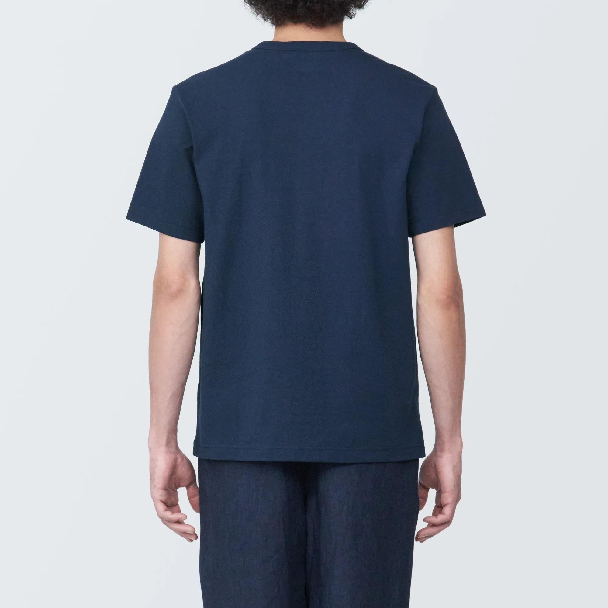 Men's Washed Heavy Weight Crew Neck Short Sleeve T-Shirt - Image 27