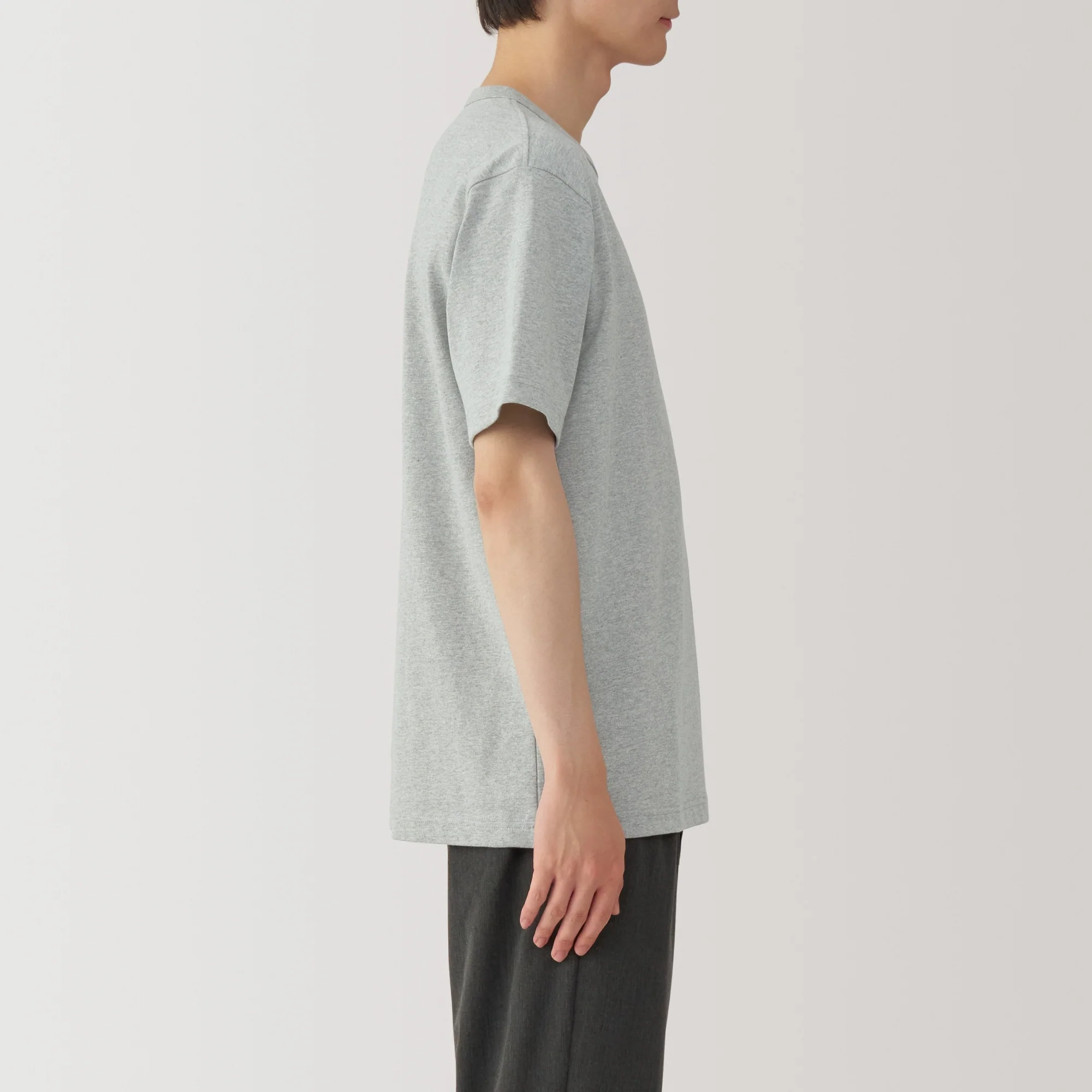 Men's Washed Heavy Weight Crew Neck Short Sleeve T-Shirt - Image 33