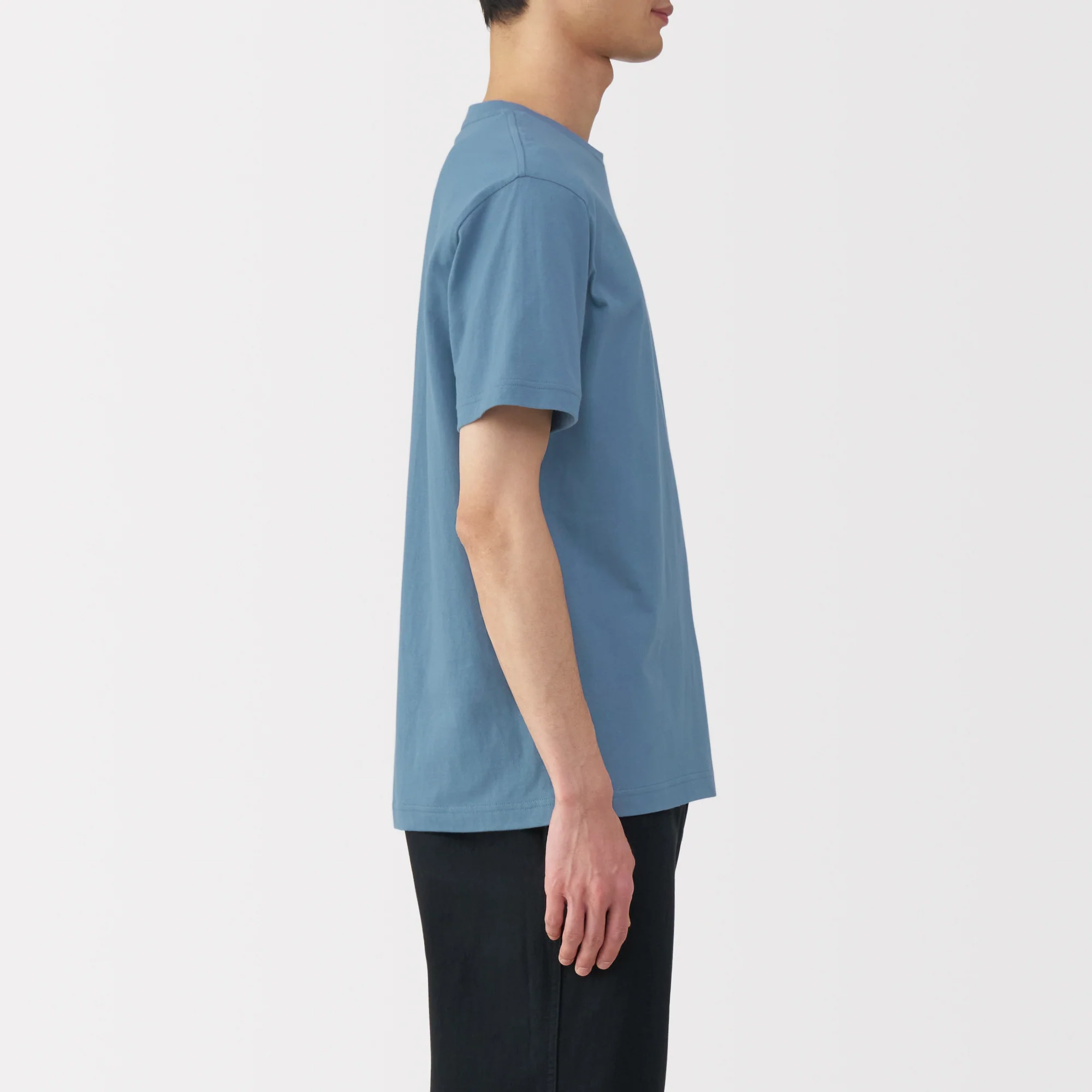 Men's Washed Jersey Crew Neck Short Sleeve T-Shirt - Image 19
