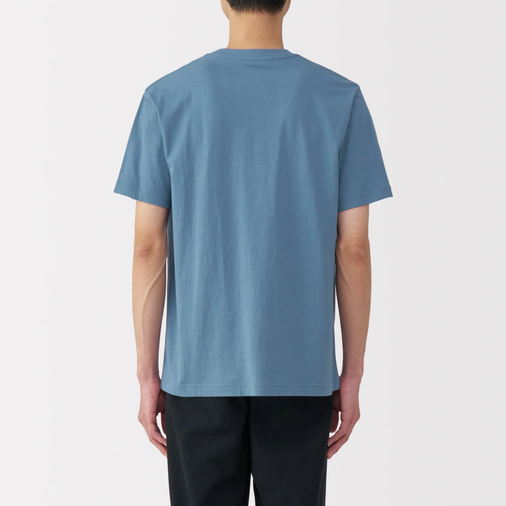 Men's Washed Jersey Crew Neck Short Sleeve T-Shirt - Image 20