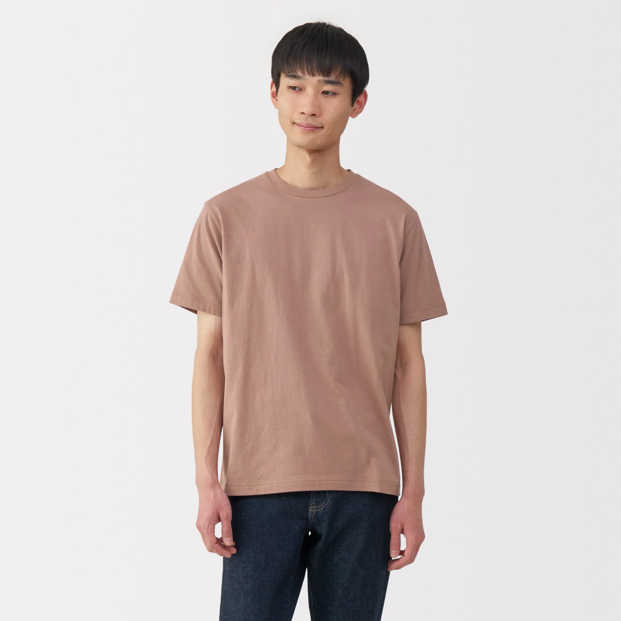 Men's Washed Jersey Crew Neck Short Sleeve T-Shirt - Image 3