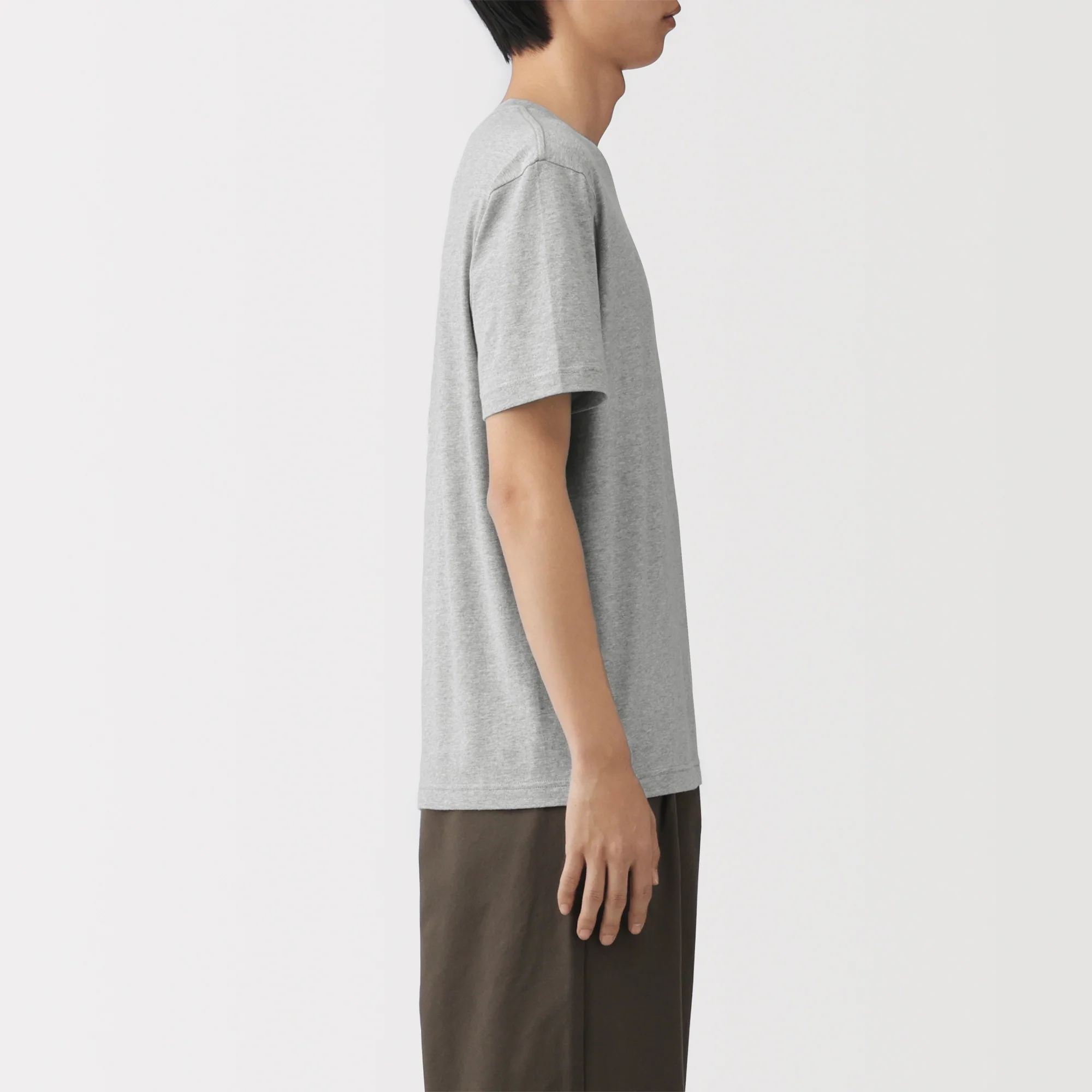 Men's Washed Jersey Crew Neck Short Sleeve T-Shirt - Image 50