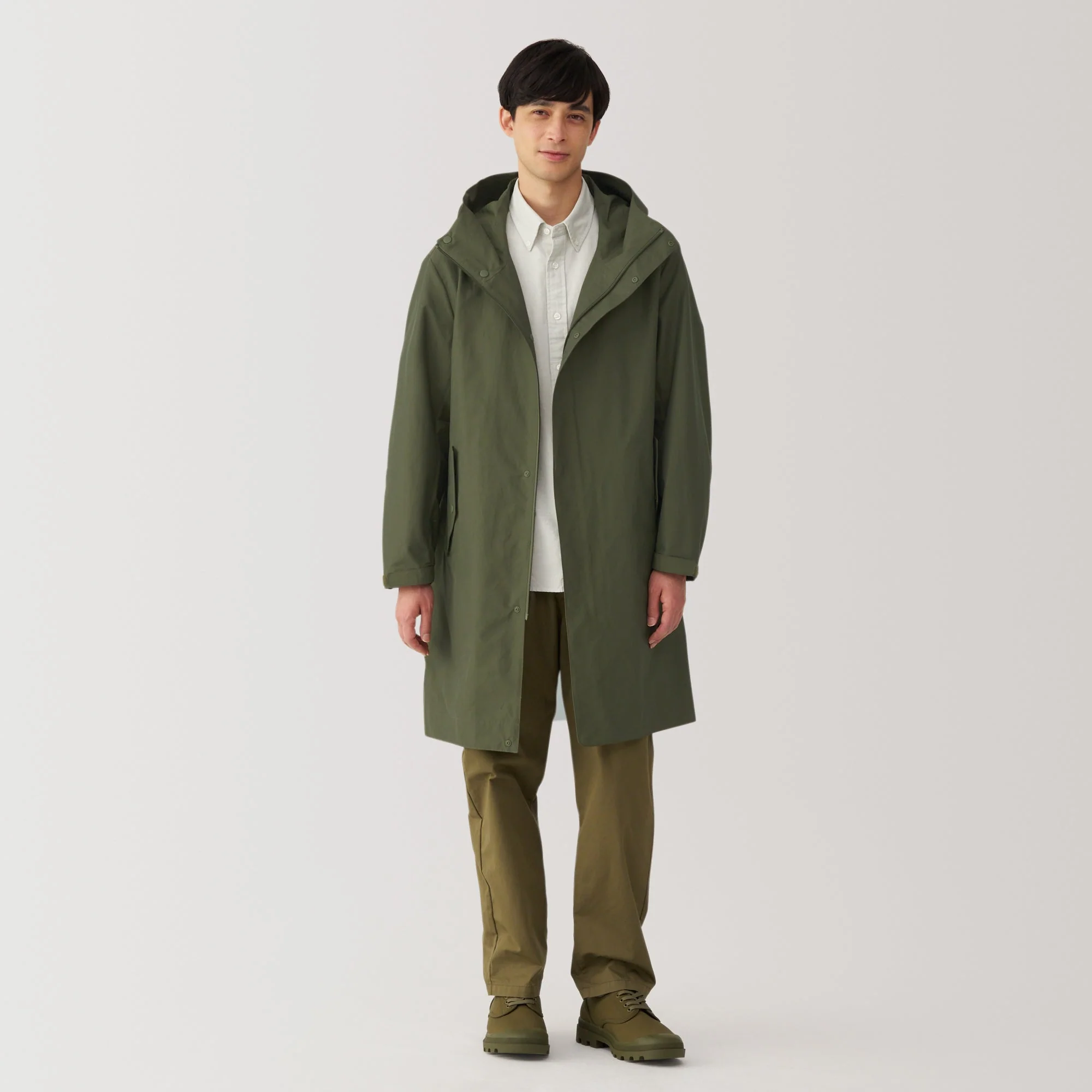 Men's Water Repellent Hooded Coat - Image 3