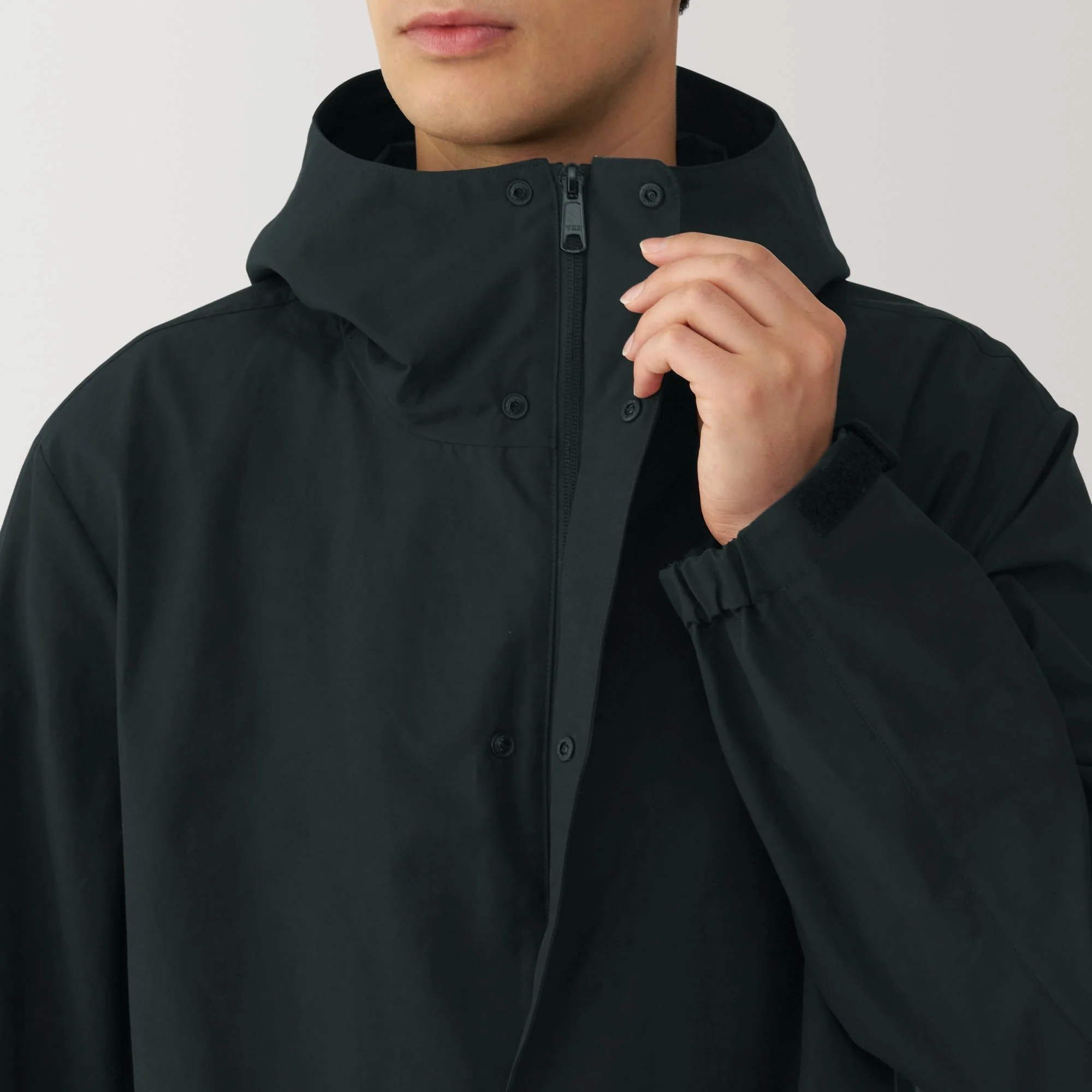 Men's Water Repellent Hooded Coat - Image 30