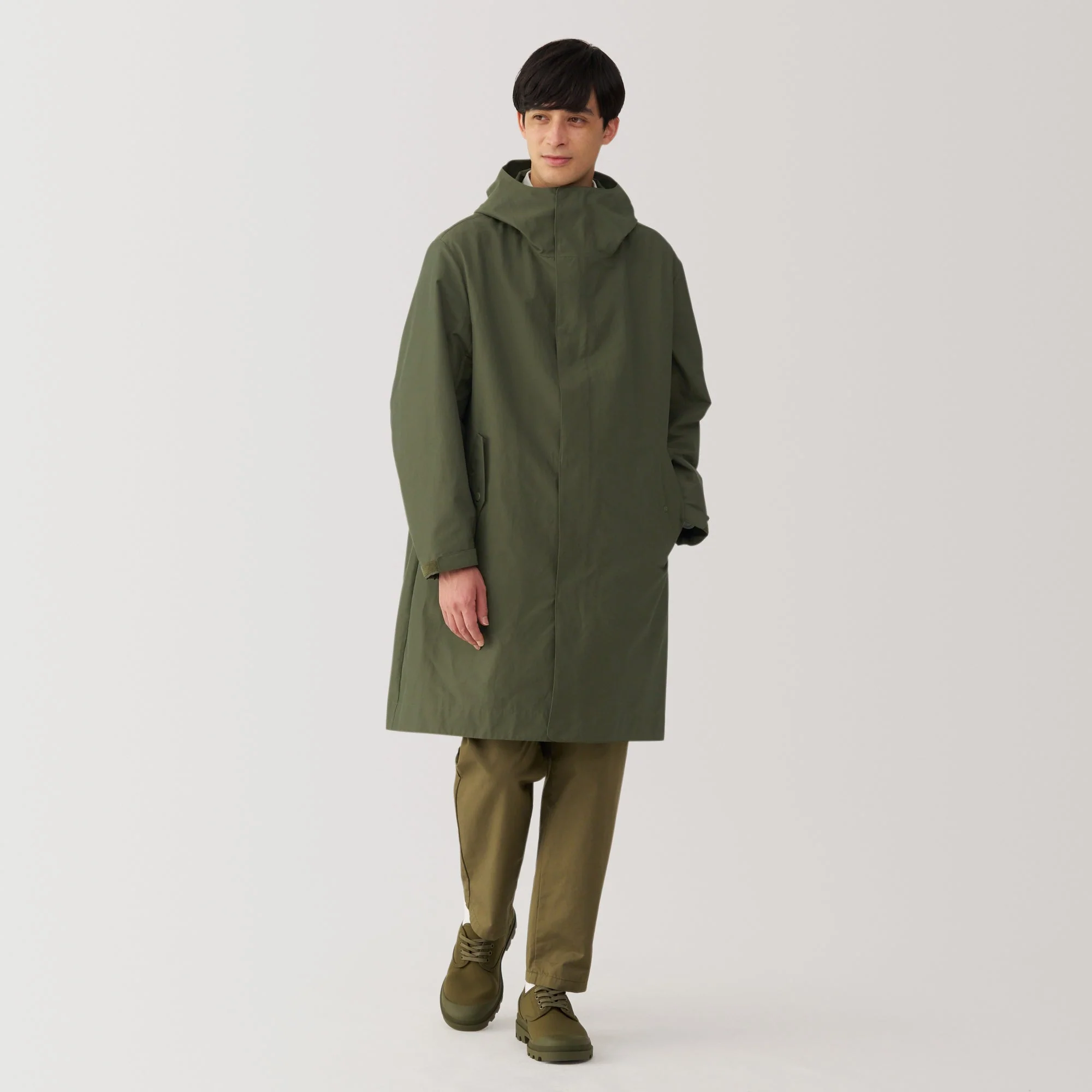 Men's Water Repellent Hooded Coat - Image 4