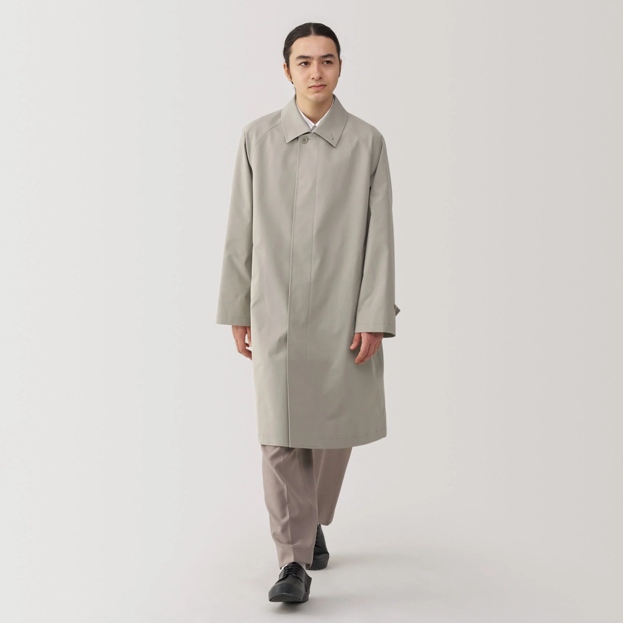 Men's Water Repellent Stand Fall Collar Coat - Image 17