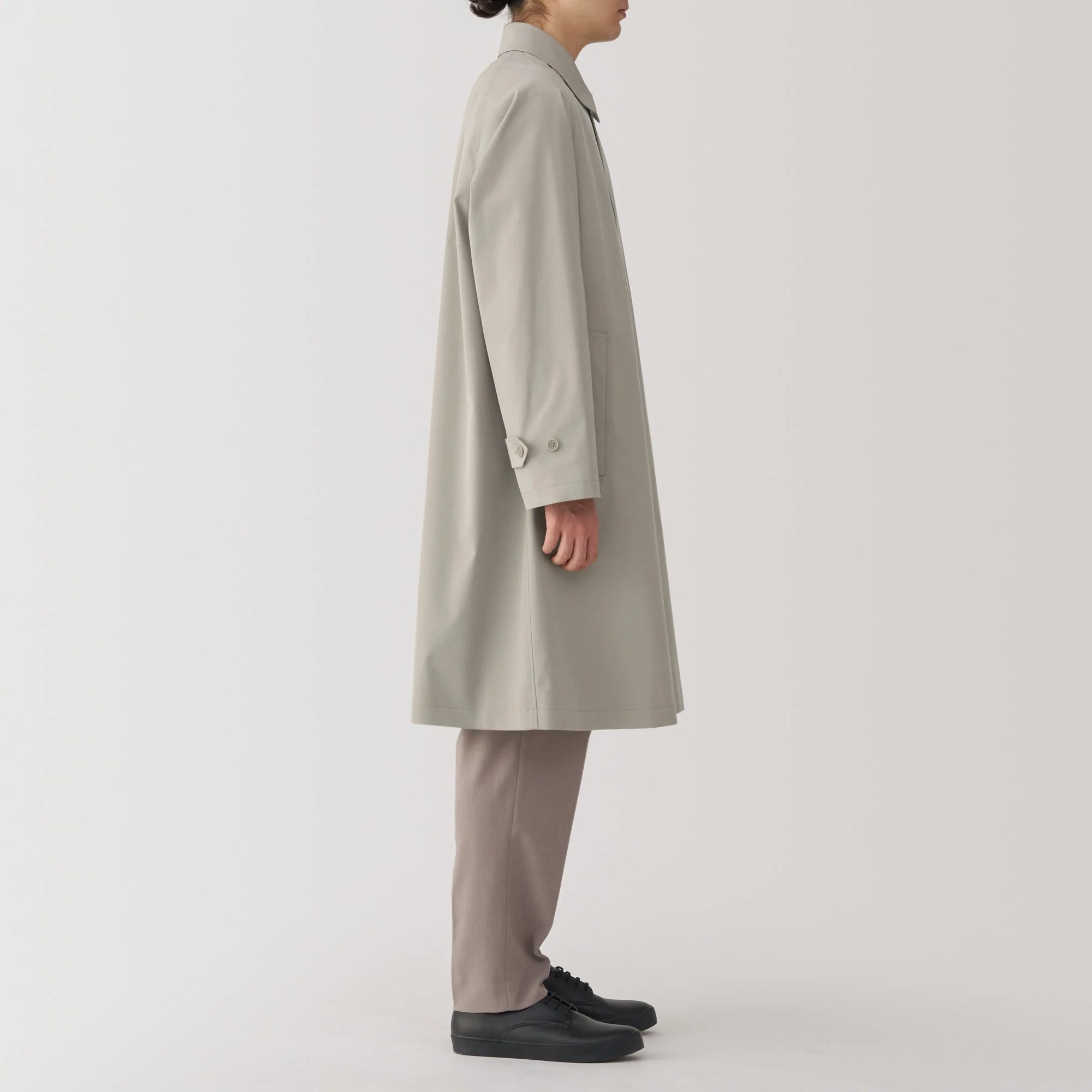Men's Water Repellent Stand Fall Collar Coat - Image 18