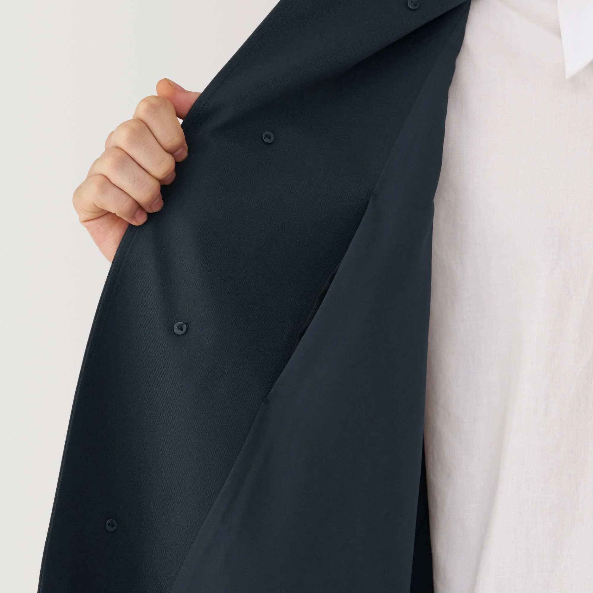 Men's Water Repellent Stand Fall Collar Coat - Image 36