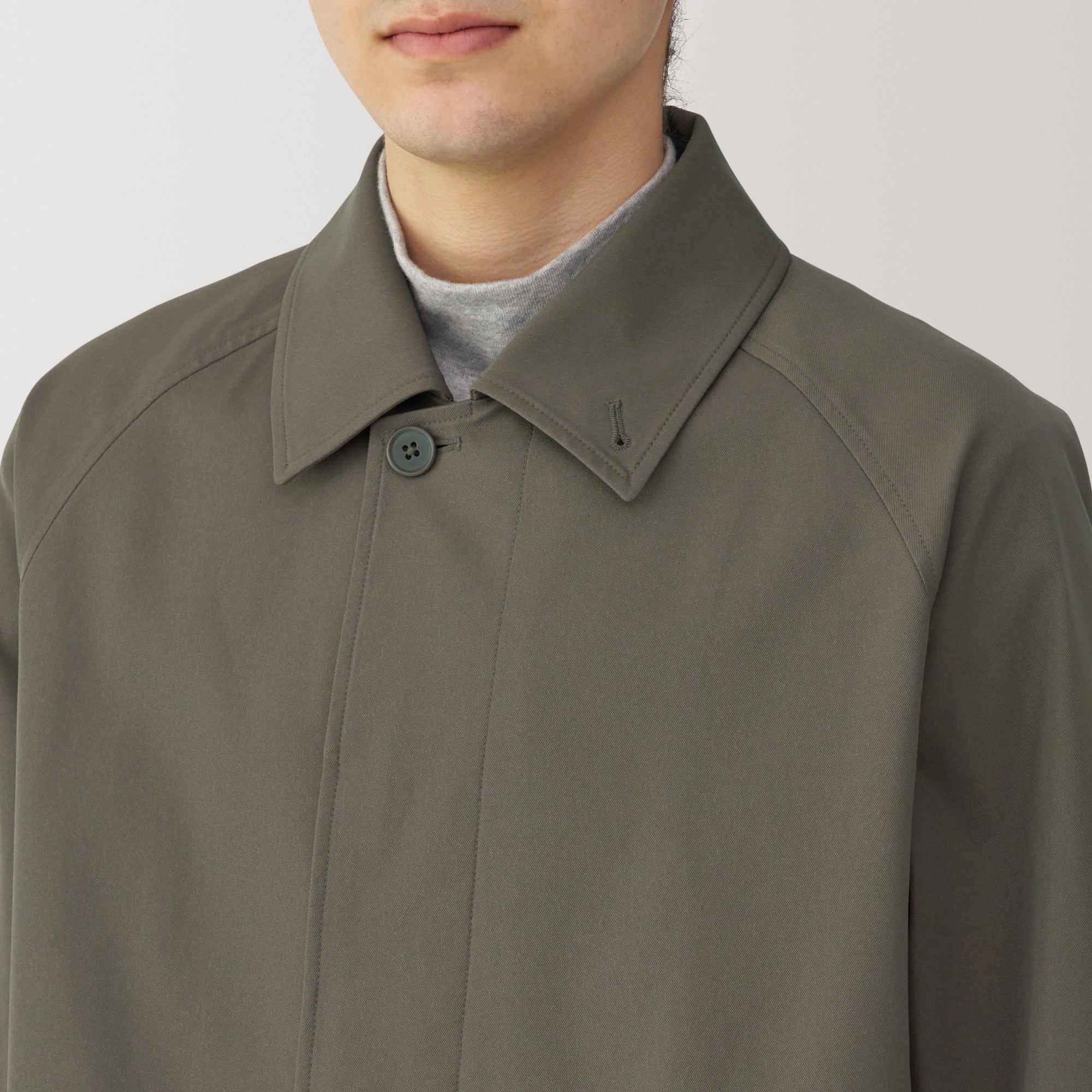 Men's Water Repellent Stand Fall Collar Coat - Image 7