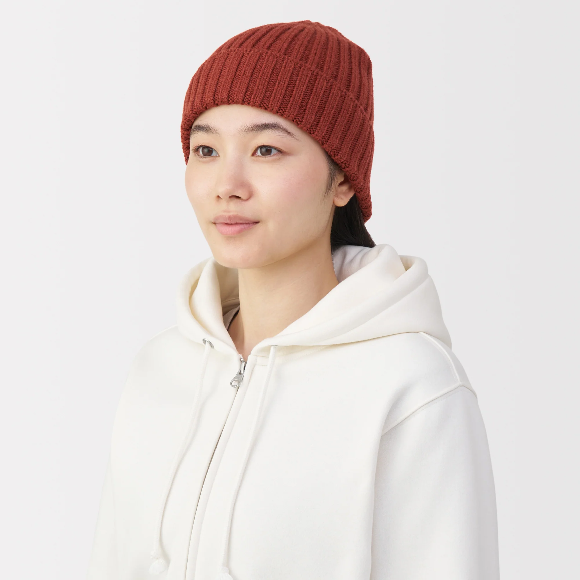 Merino Wool Ribbed Beanie - Image 34