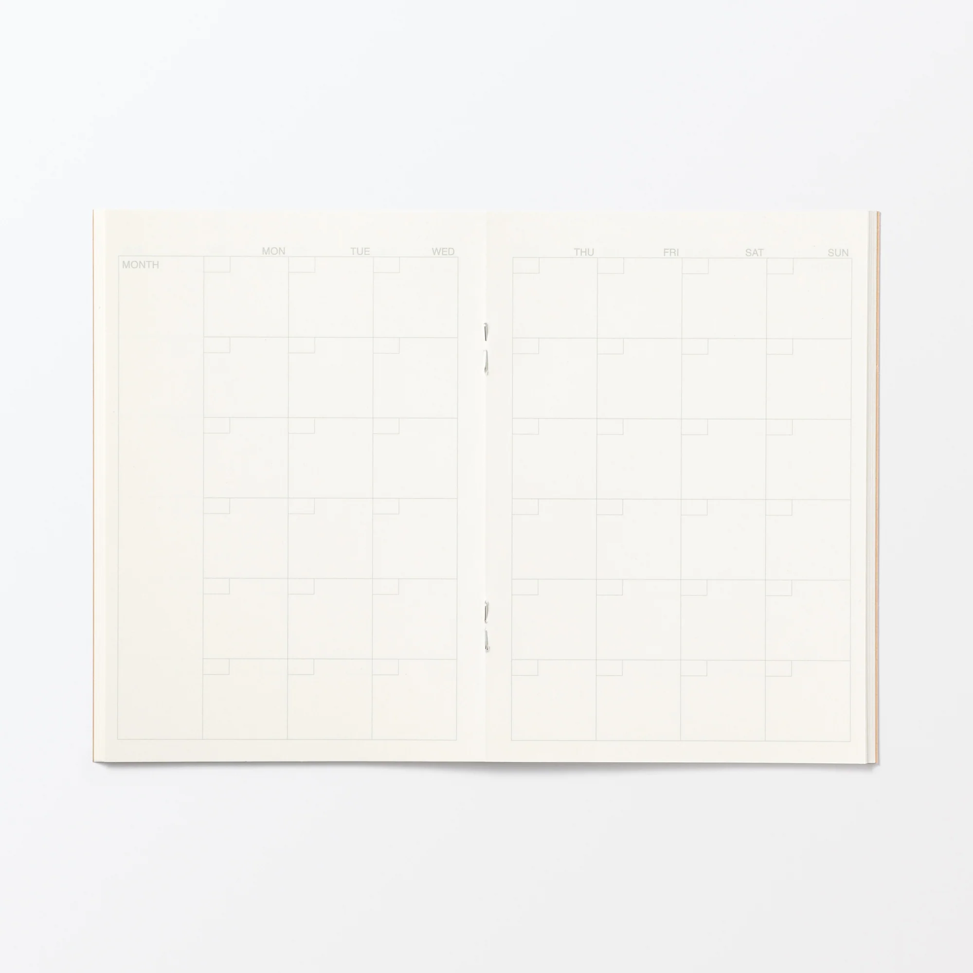Monthly Undated Notebook Planner A6 - Image 2