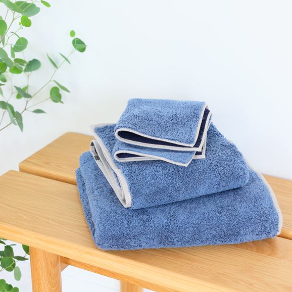 MUJI IDÉE Repos Face Towel - Jay Blue - Image 6
