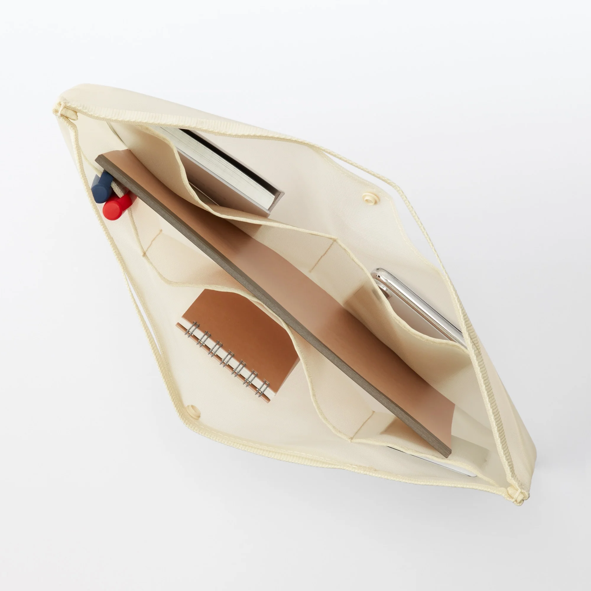 Nylon Mesh Bag Organizer Ivory - A4 - Image 2