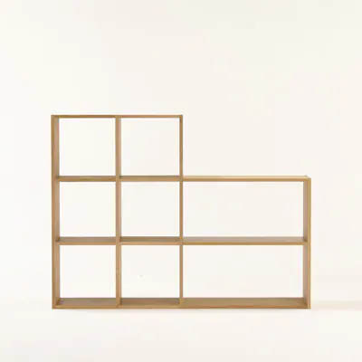 Additional Stacking Shelf - Oak - Wide Type - 2 Tiers - Image 2