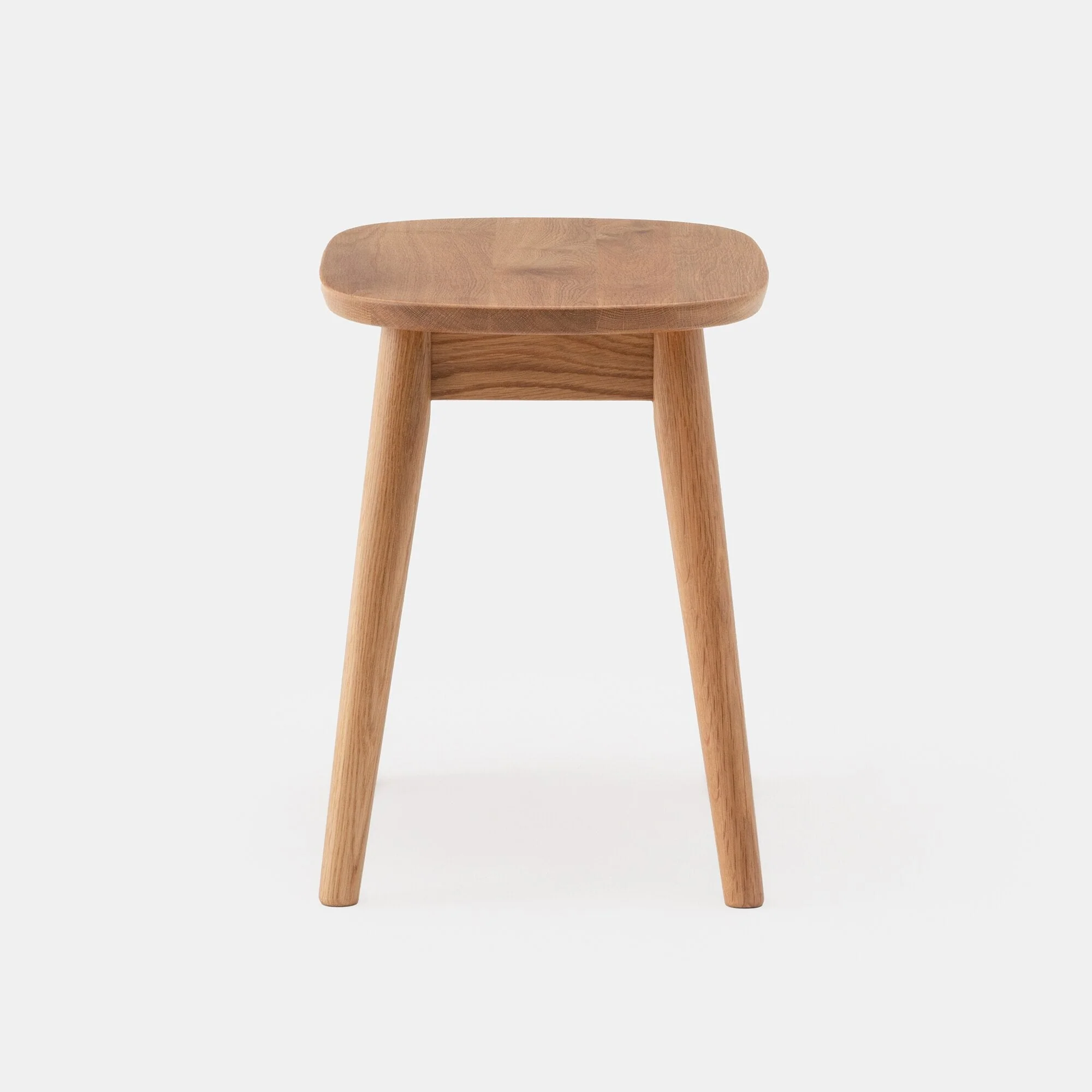 Oak Round Stool - Image 4