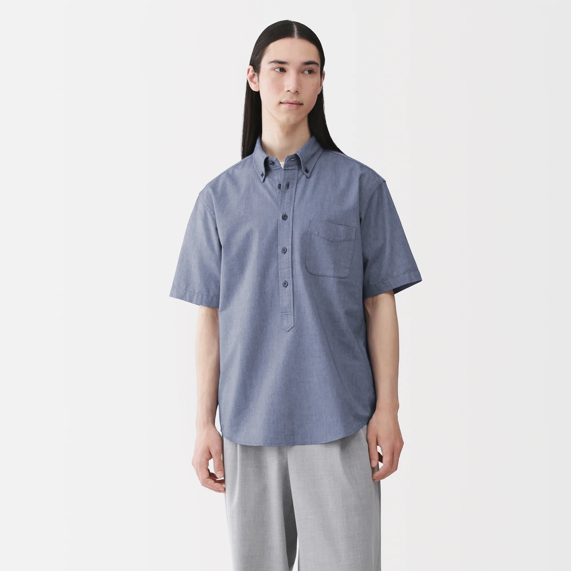 Oxford Pullover Shirt - Image 3