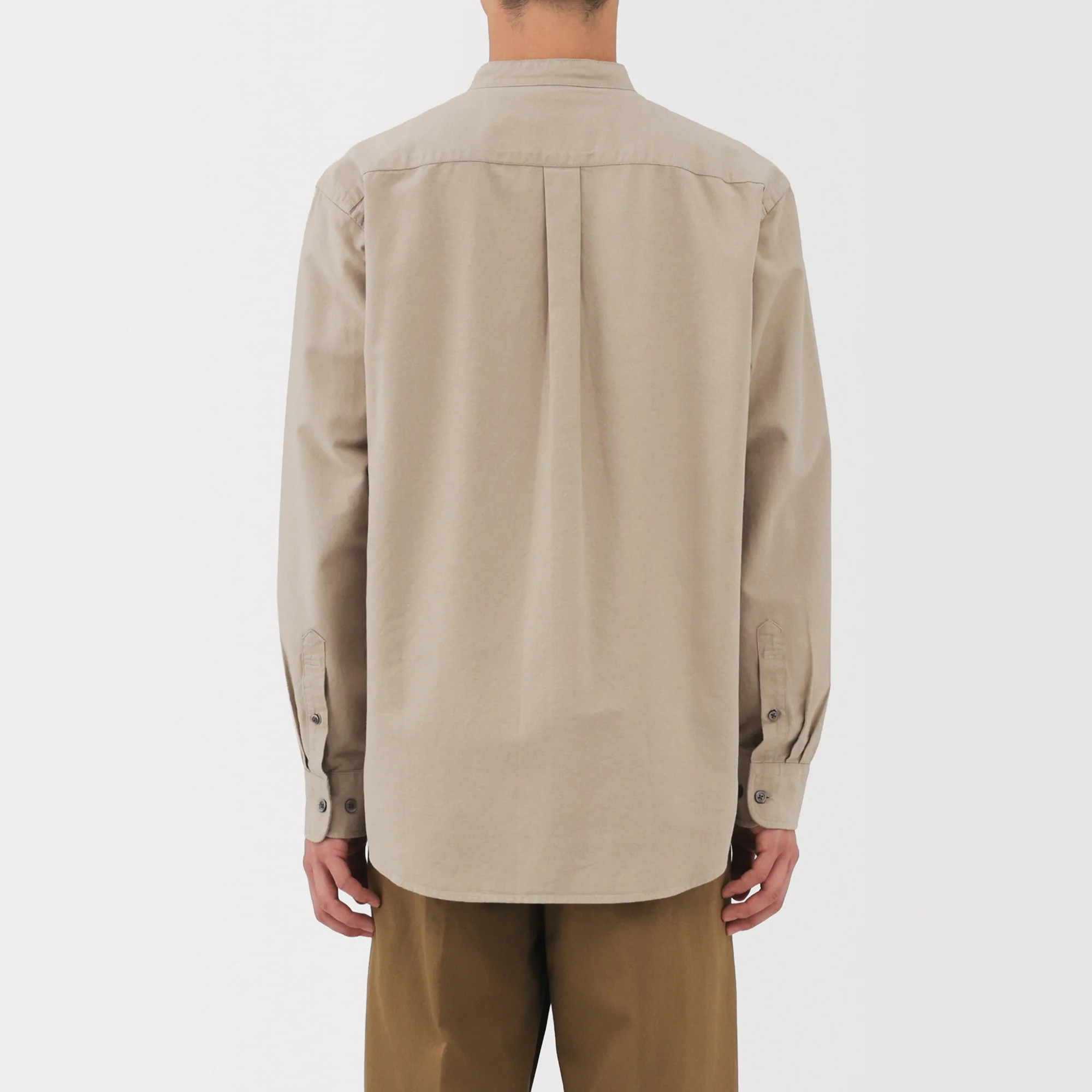 Oxford Stand Collar Shirt - Image 17