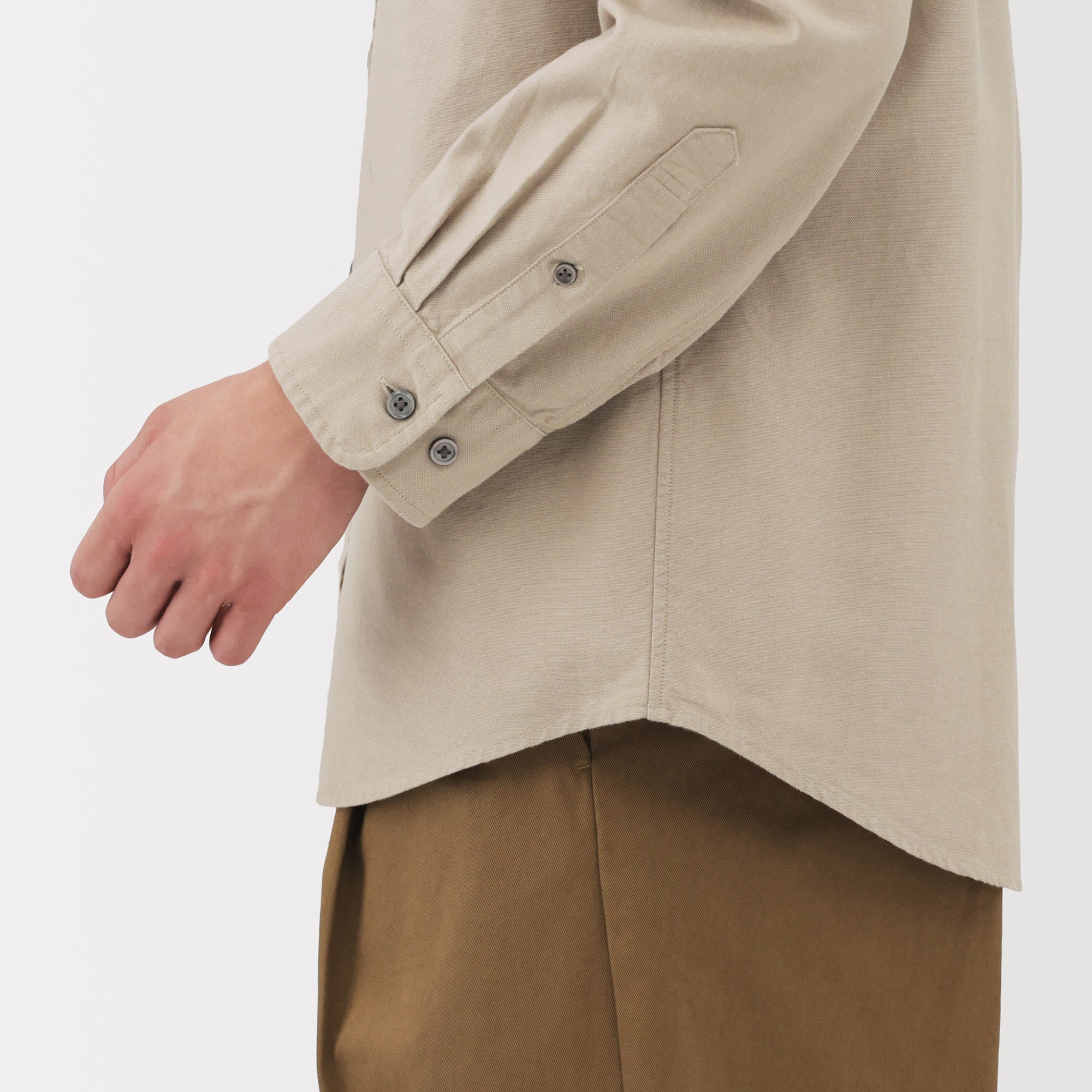 Oxford Stand Collar Shirt - Image 26