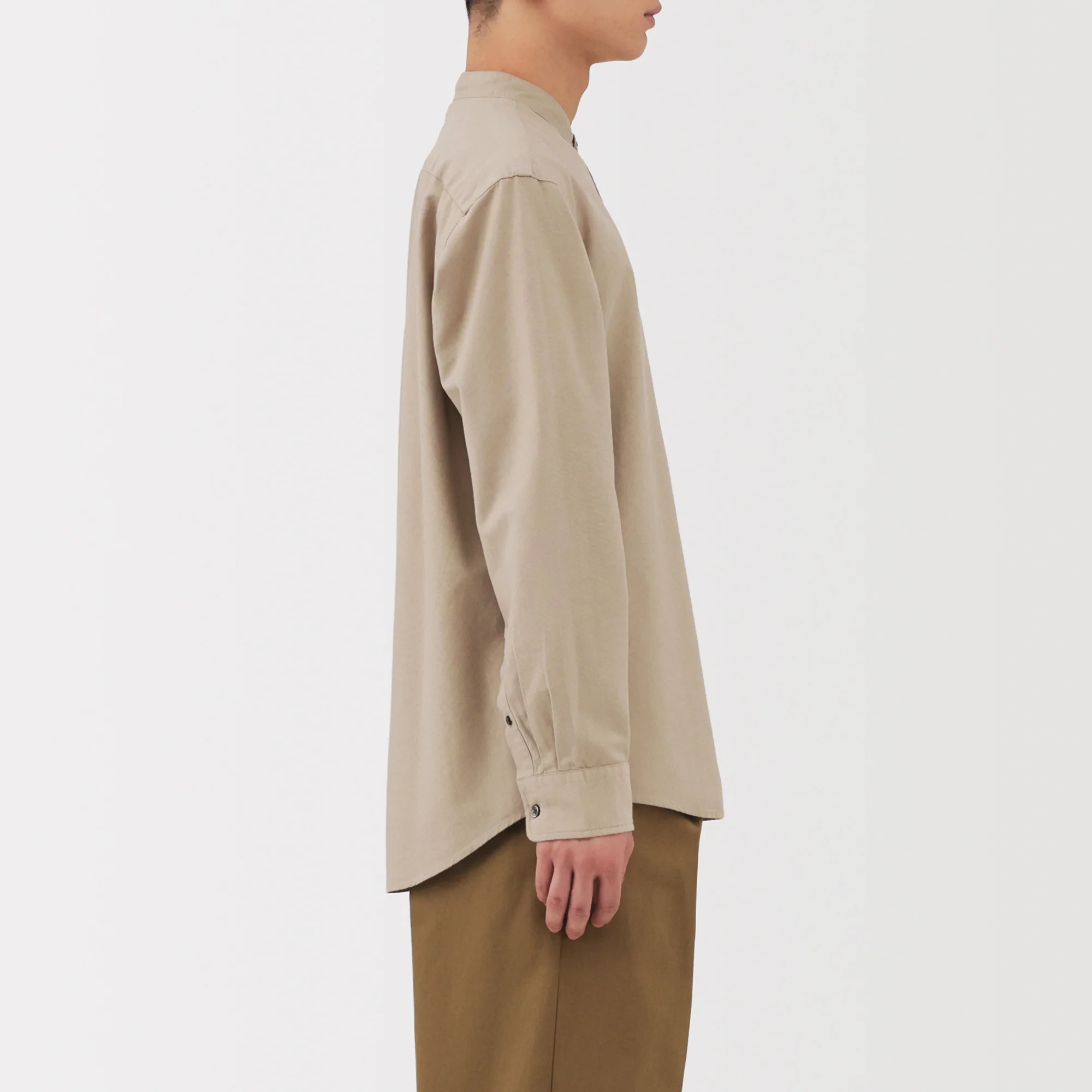 Oxford Stand Collar Shirt - Image 32