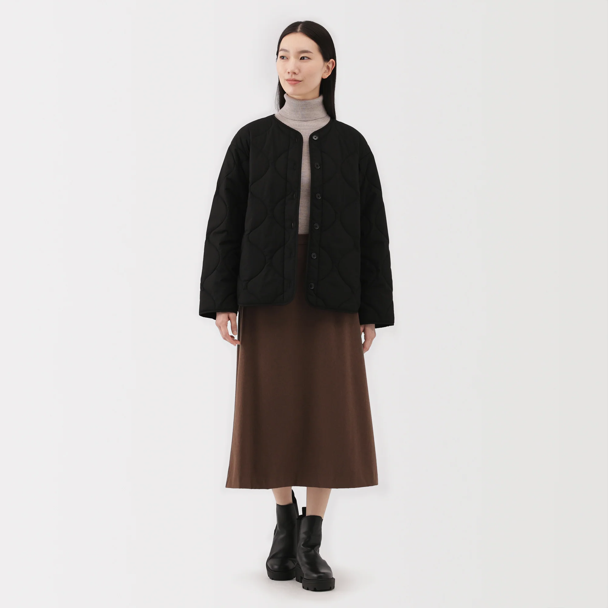 Padded Quilted Jacket - Image 13