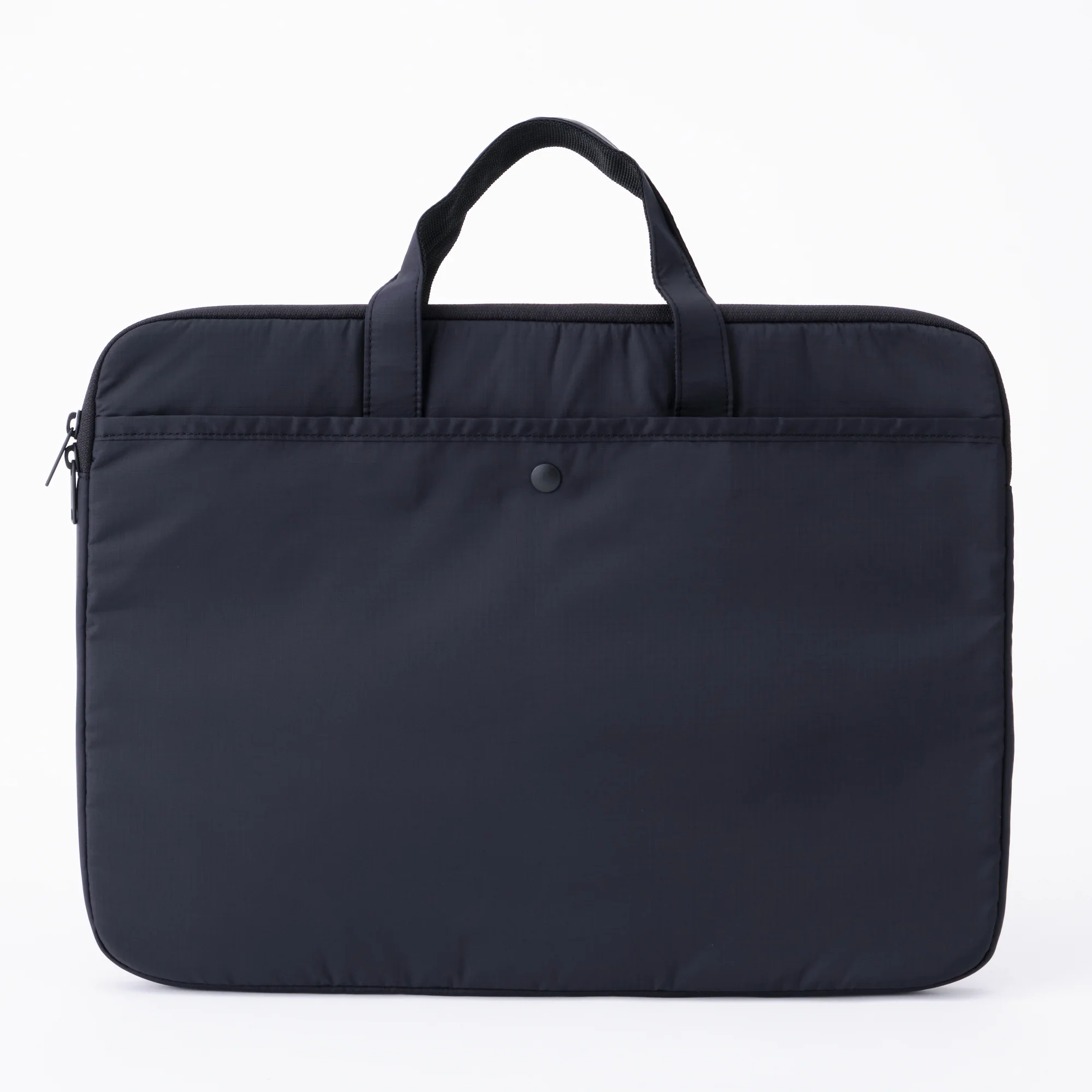 Parachute Cloth Laptop Bag - Black - Image 3