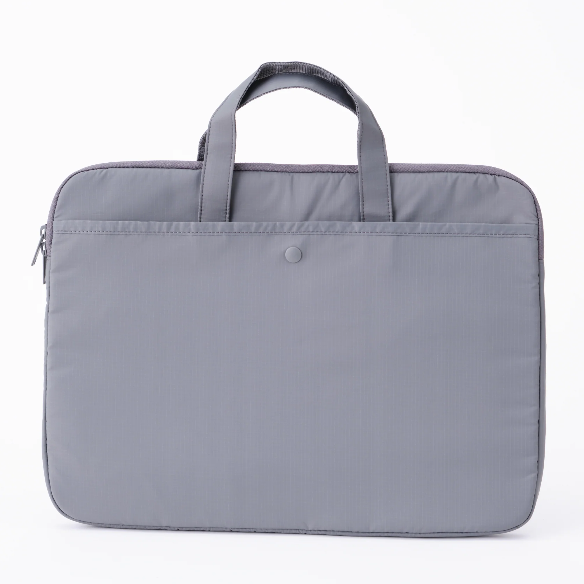 Parachute Cloth Laptop Bag - Grey - Image 3