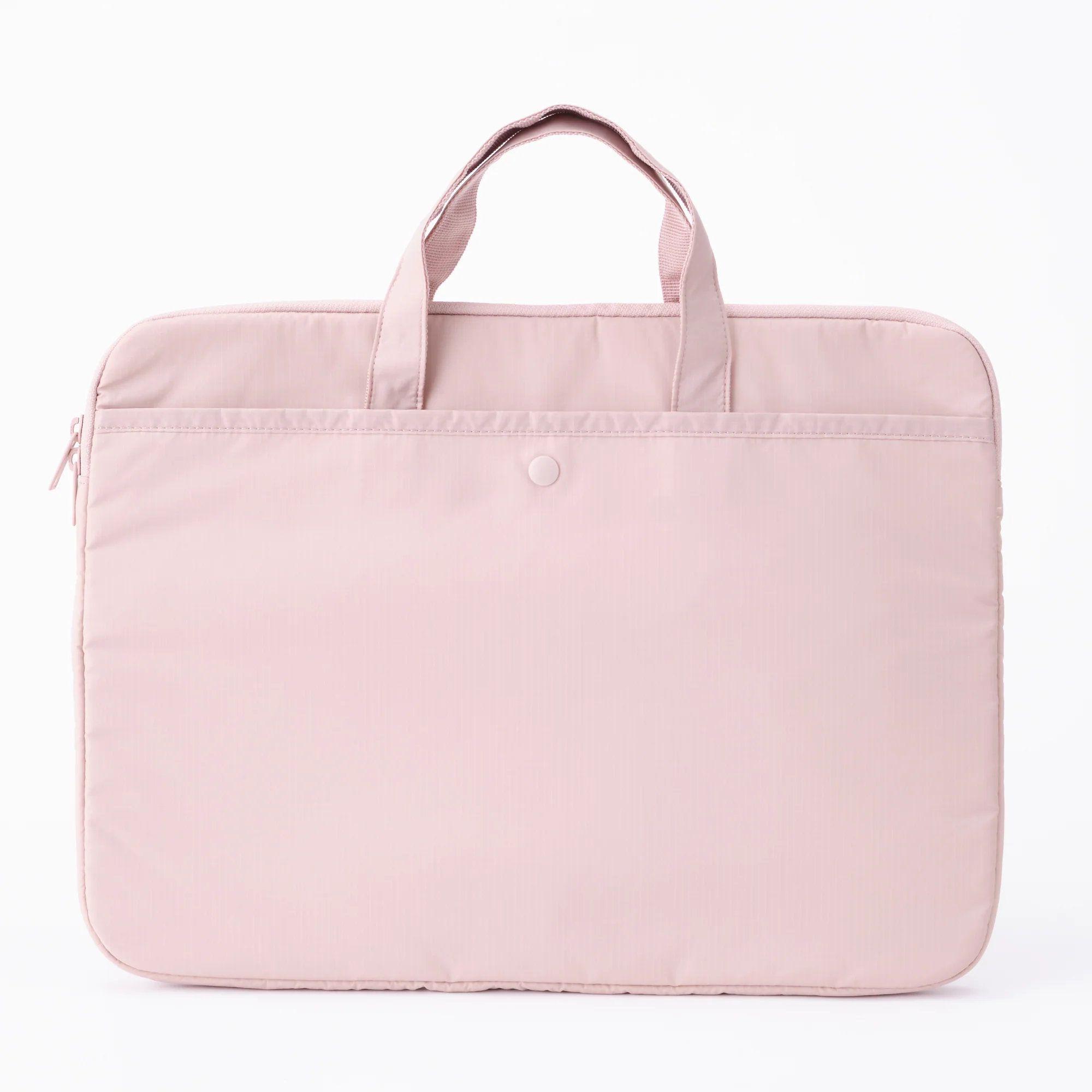 Parachute Cloth Laptop Bag - Pink Beige - Image 3