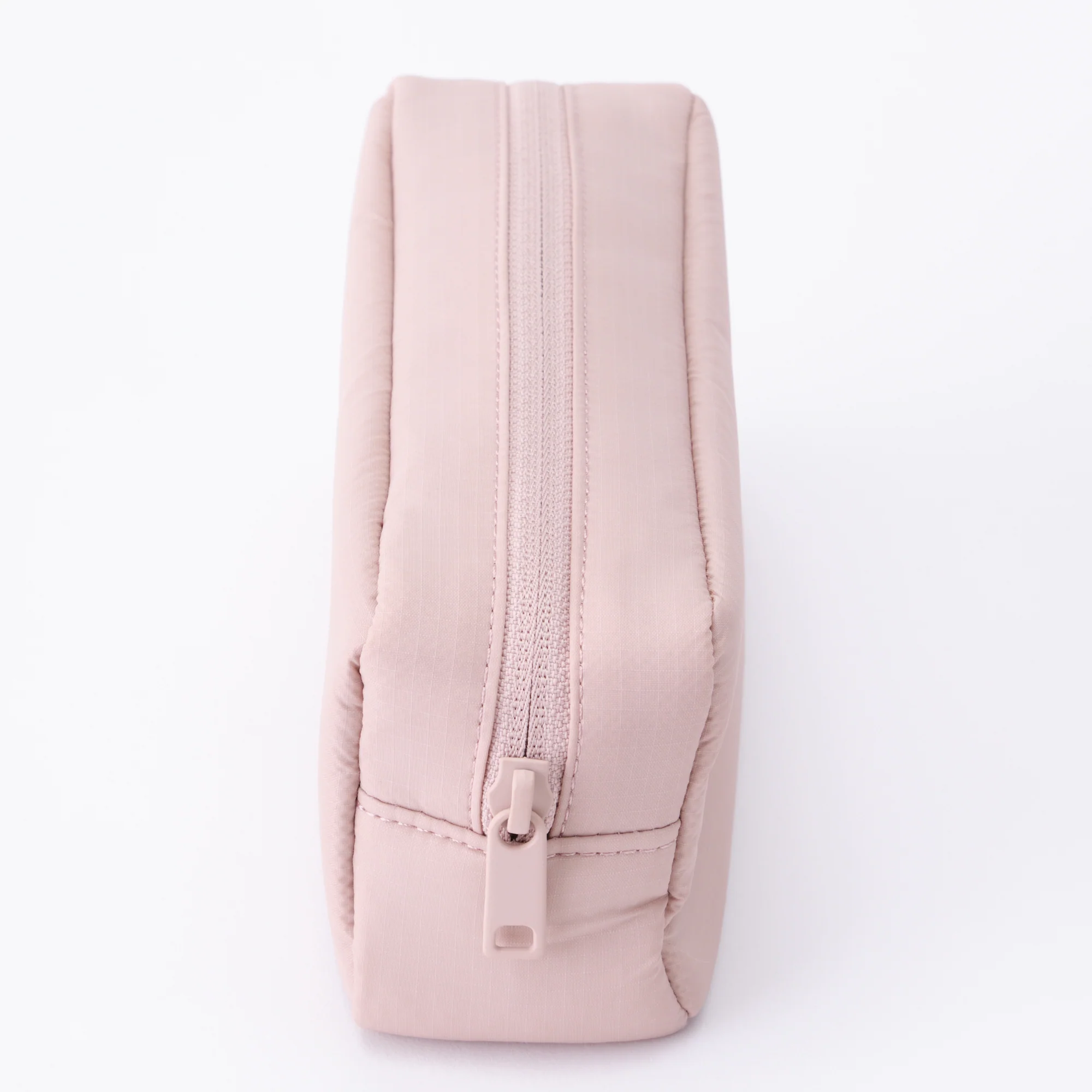 Parachute Cloth Large Pen Case - Pink Beige - Image 4