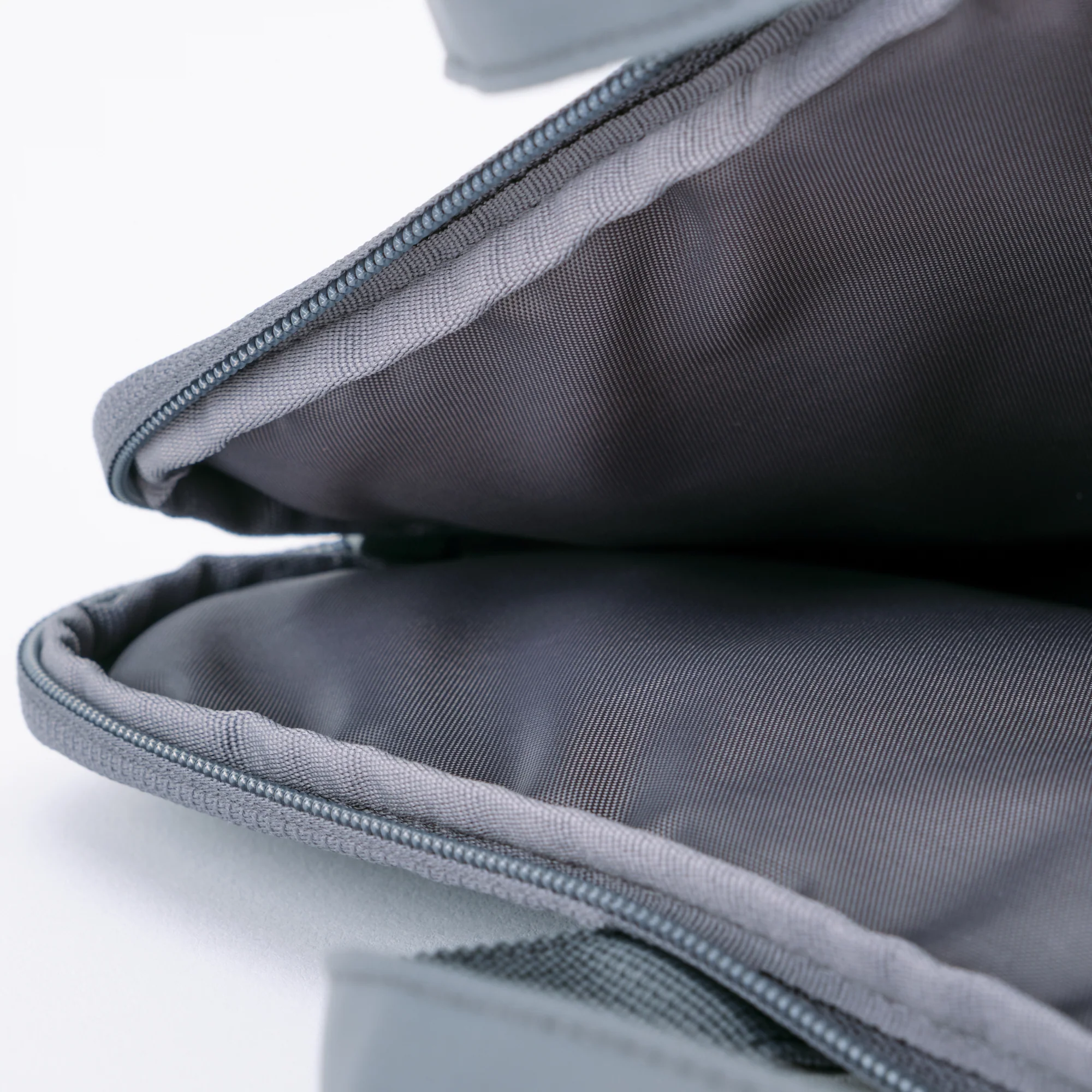Parachute Cloth Wide Laptop Bag - Grey - Image 4