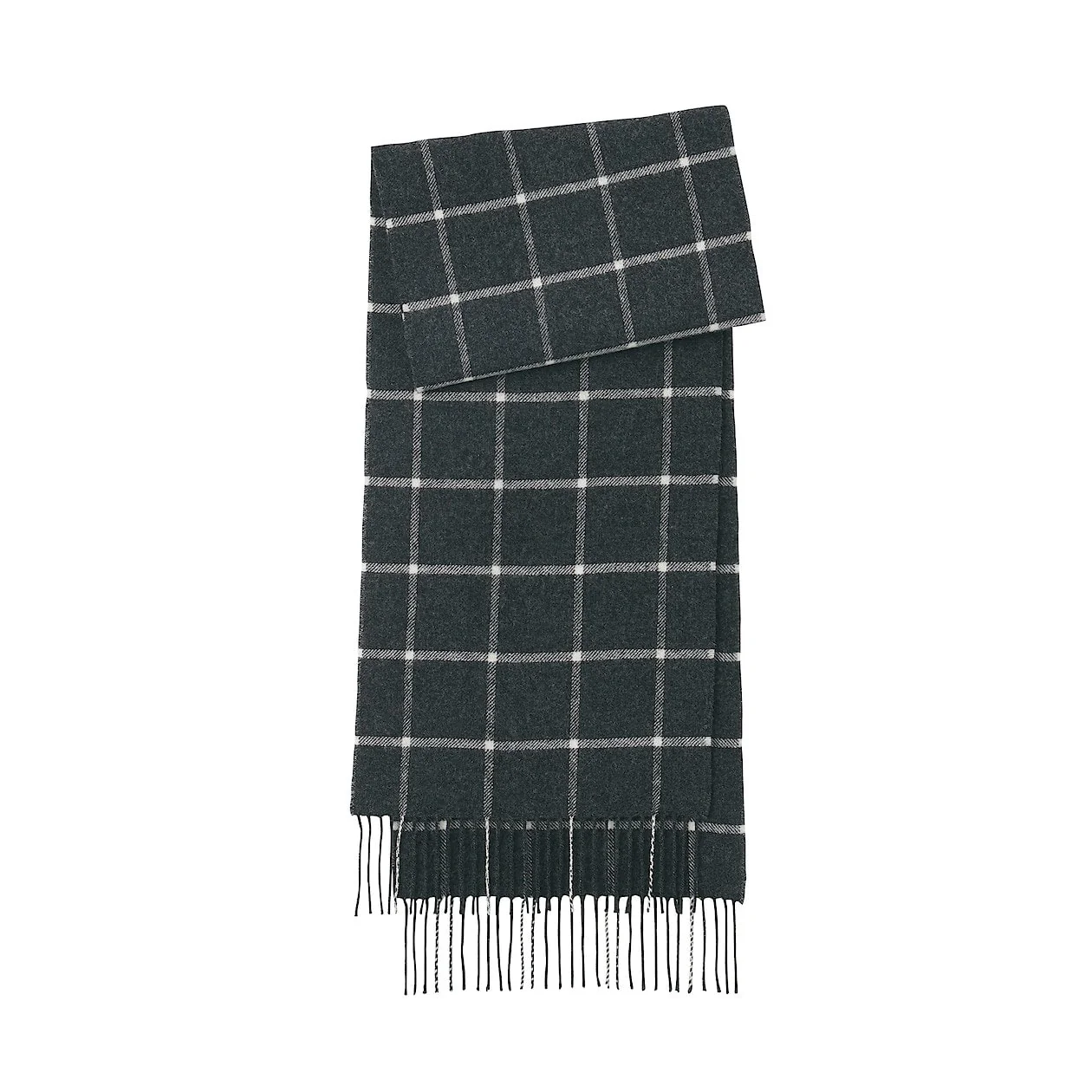 Patterned Wool Woven Scarf 30 x 180 cm - Image 13