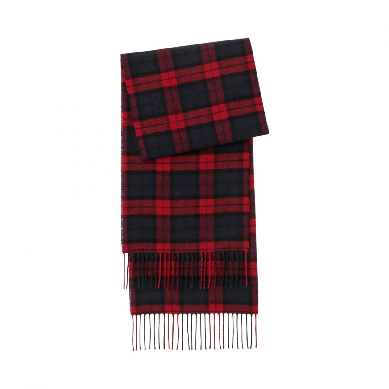 Patterned Wool Woven Scarf 30 x 180 cm - Image 2