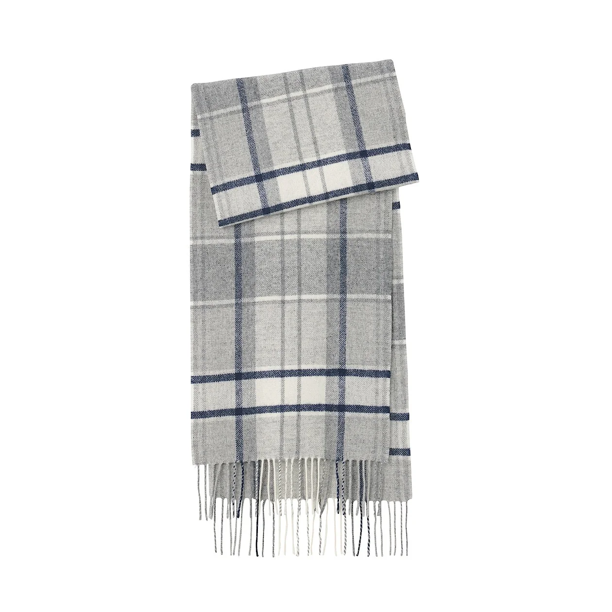 Patterned Wool Woven Scarf 30 x 180 cm - Image 4