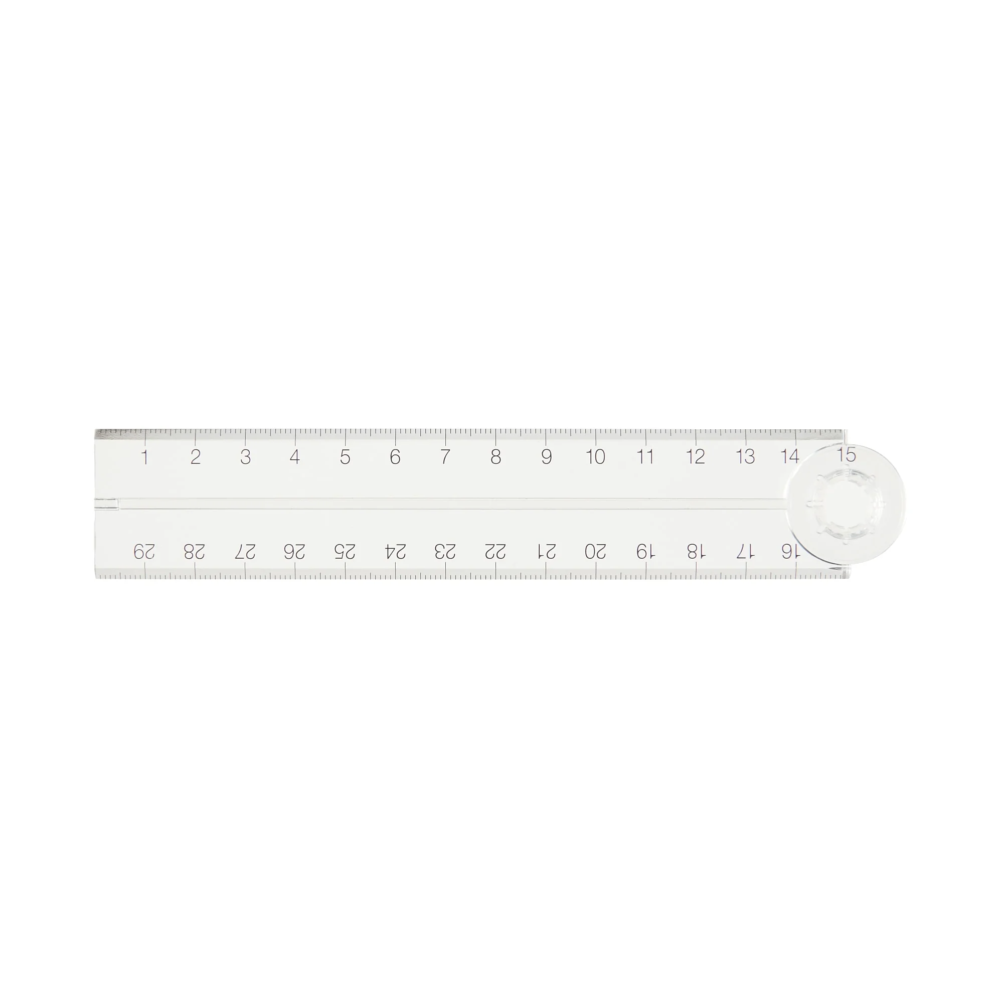 Polycarbonate Double-Sided Ruler - Image 2
