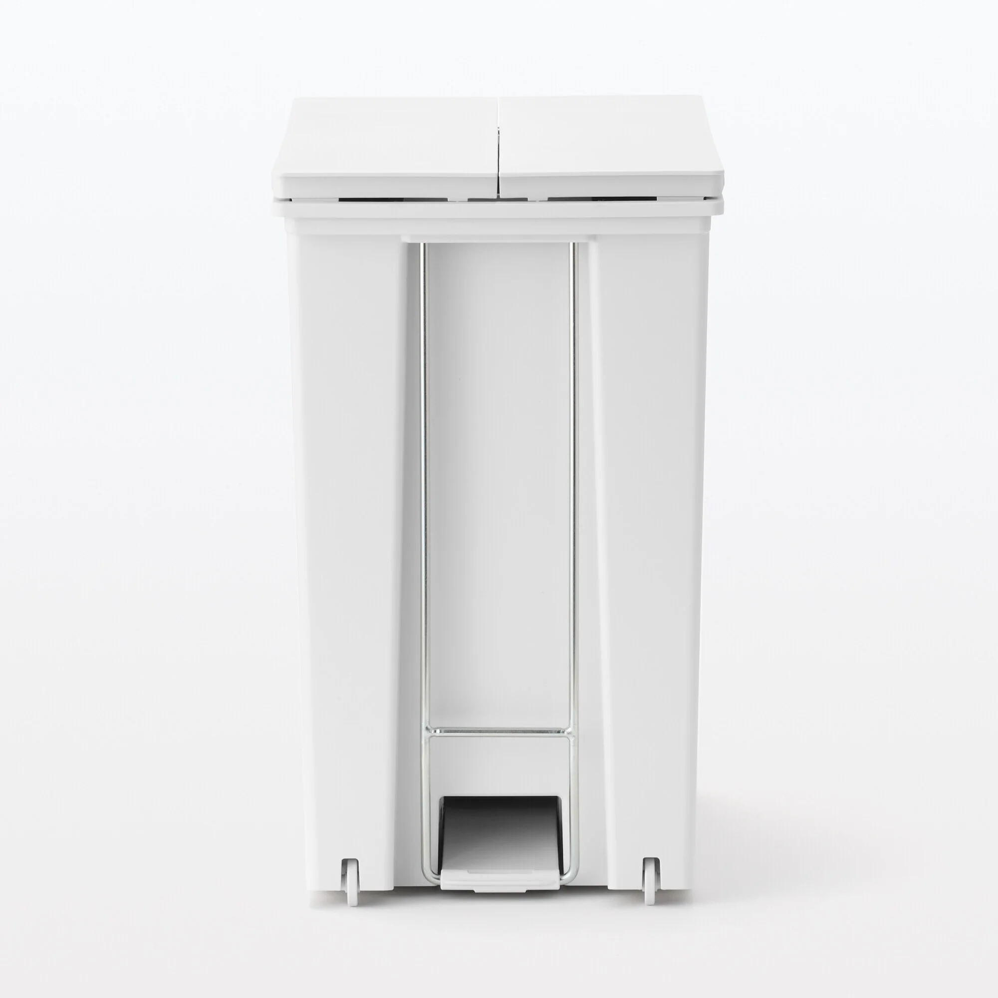 Polypropylene Pedal Dust Bin with Double-Hinged Lid - 21.2 L - Image 5