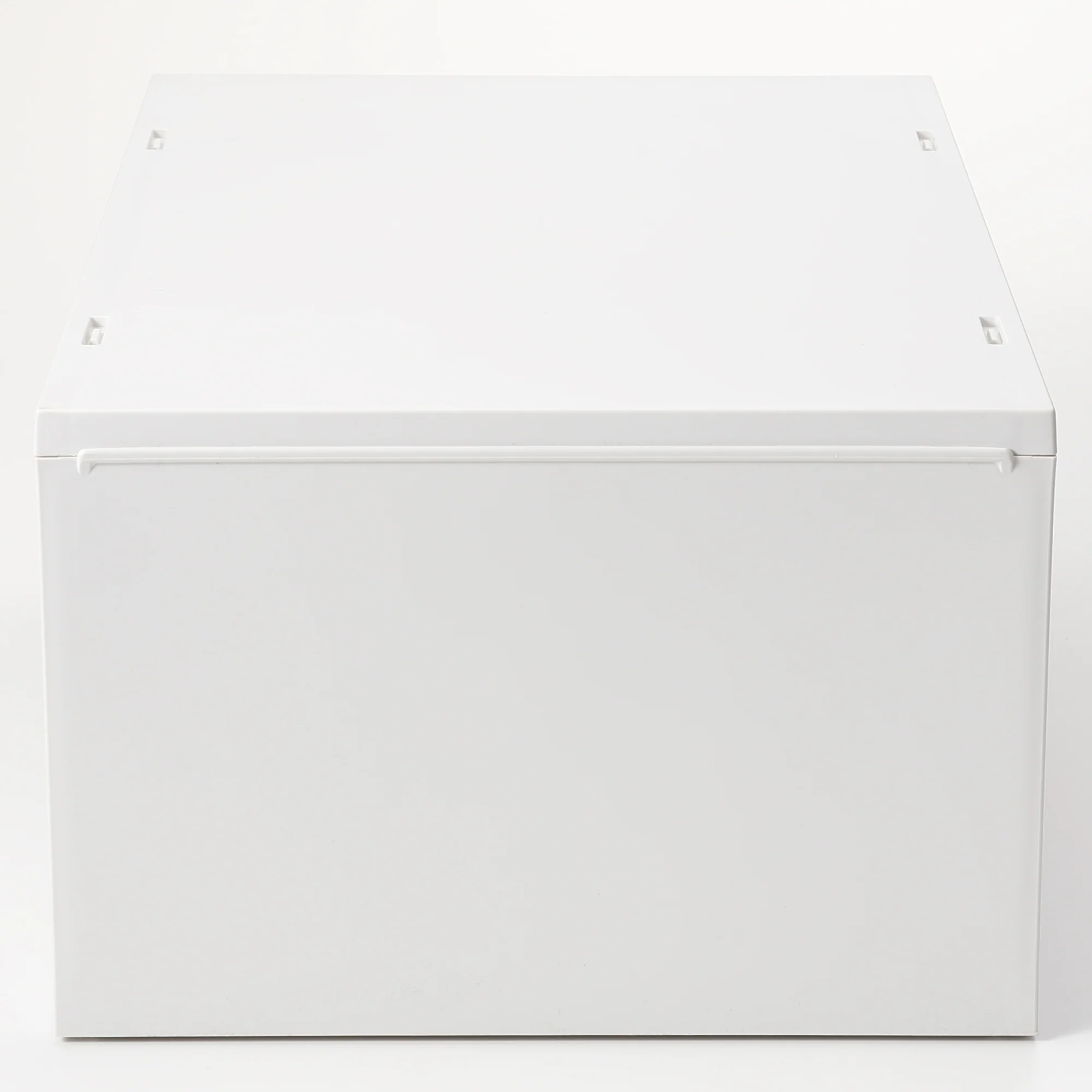 Polypropylene Storage Case 2 Drawer White Grey - Deep (W26 x D37 x H17.5 cm) - Image 4