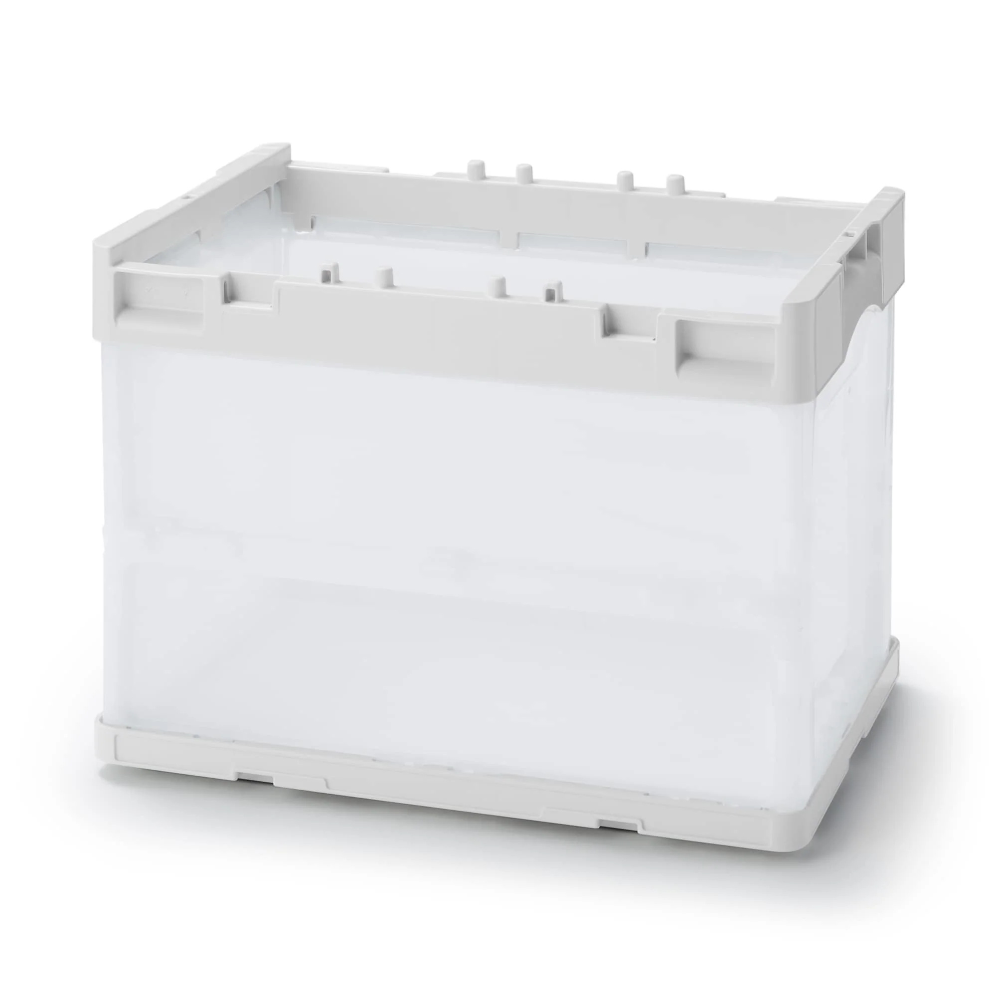 Polypropylene Translucent Folding Crate (20 L)