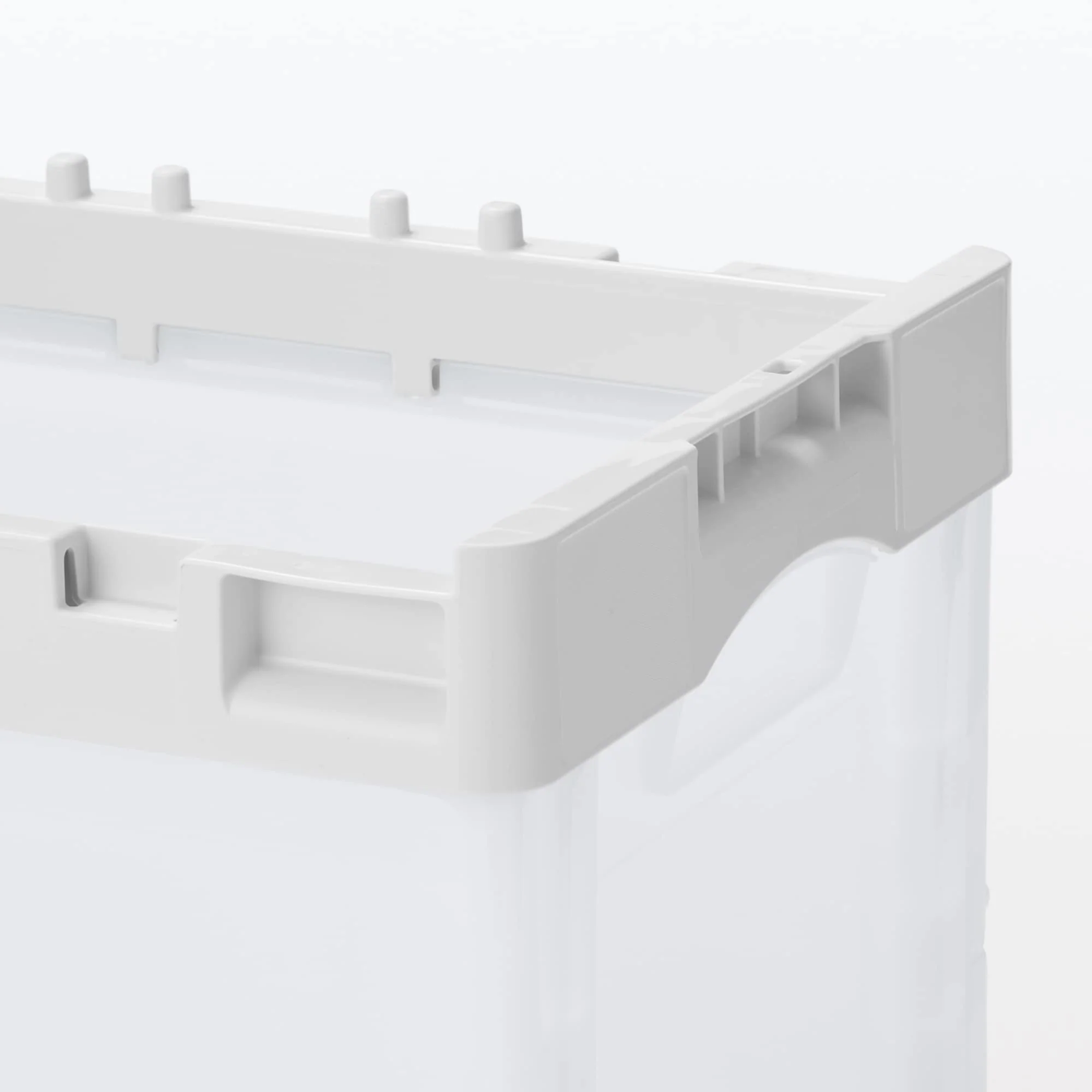 Polypropylene Translucent Folding Crate (20 L) - Image 7
