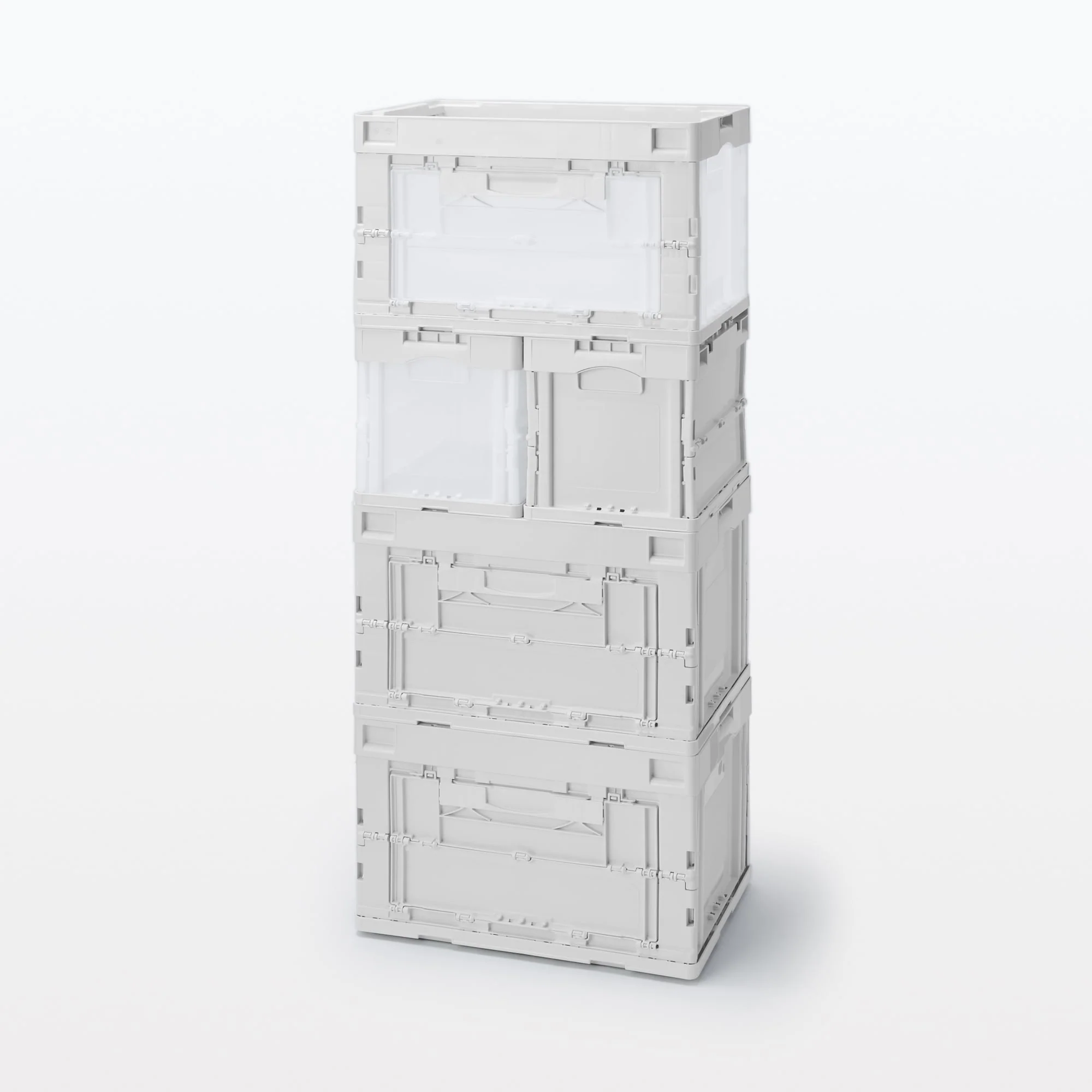 Polypropylene Translucent Folding Crate (20 L) - Image 8