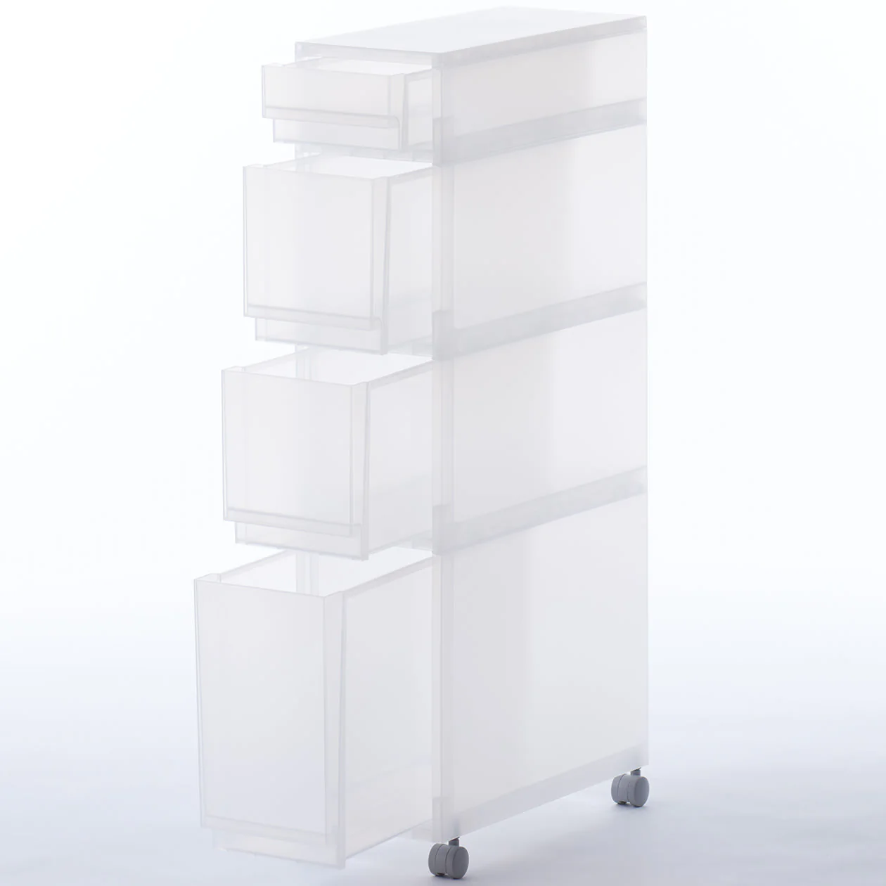 Polypropylene Stocker with Caster #2 (4 Tier) - Image 2