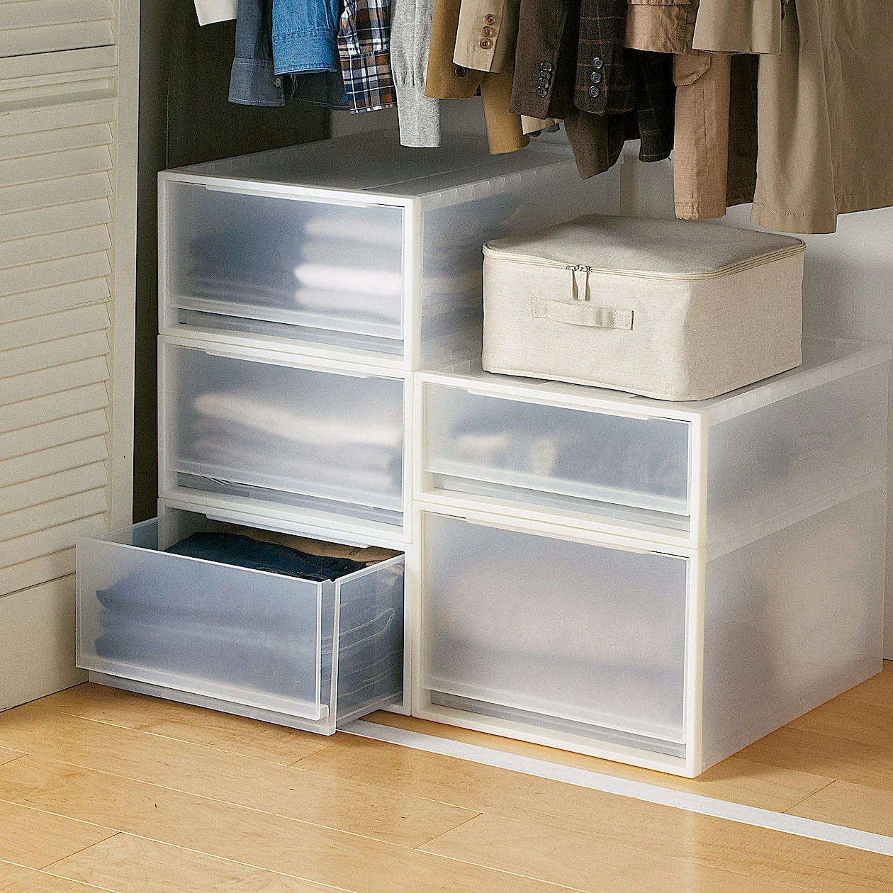 Polypropylene Storage Closet Drawer (W44 x D55 cm) - Image 7