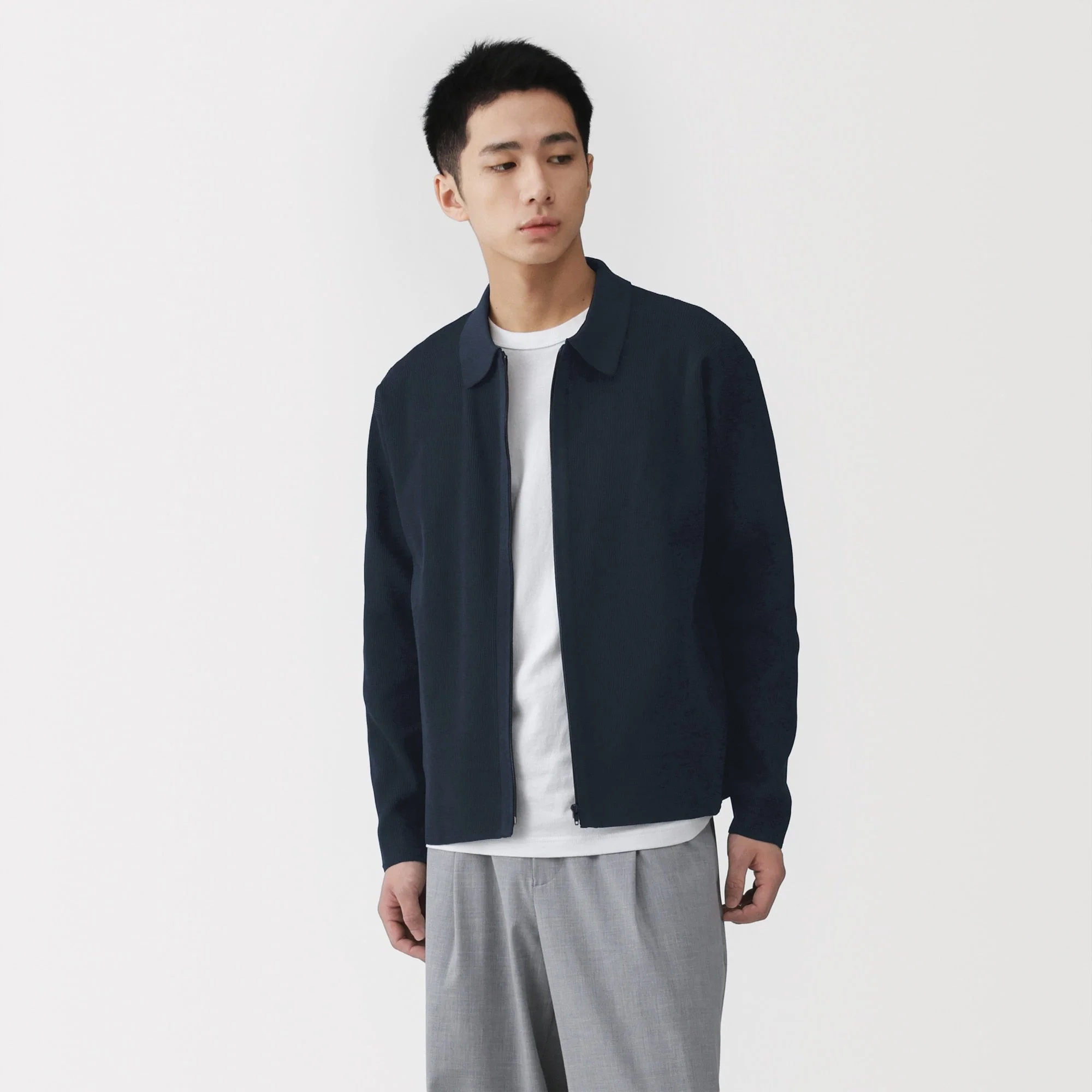 Quick Dry Knit Blouson - Image 3