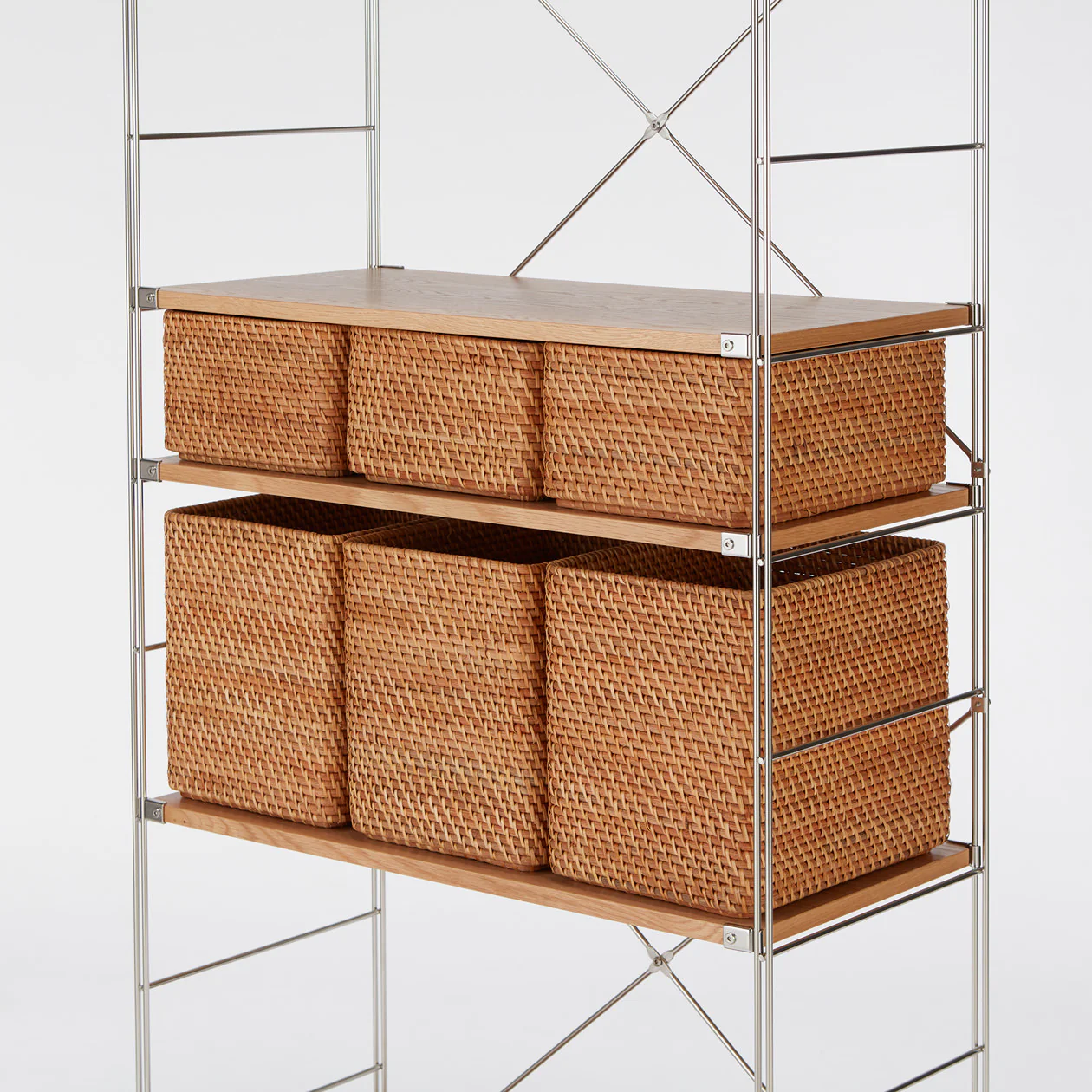 Rattan Rectangular Basket - Image 12