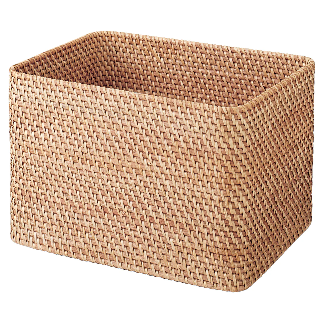 Rattan Rectangular Basket - Image 7
