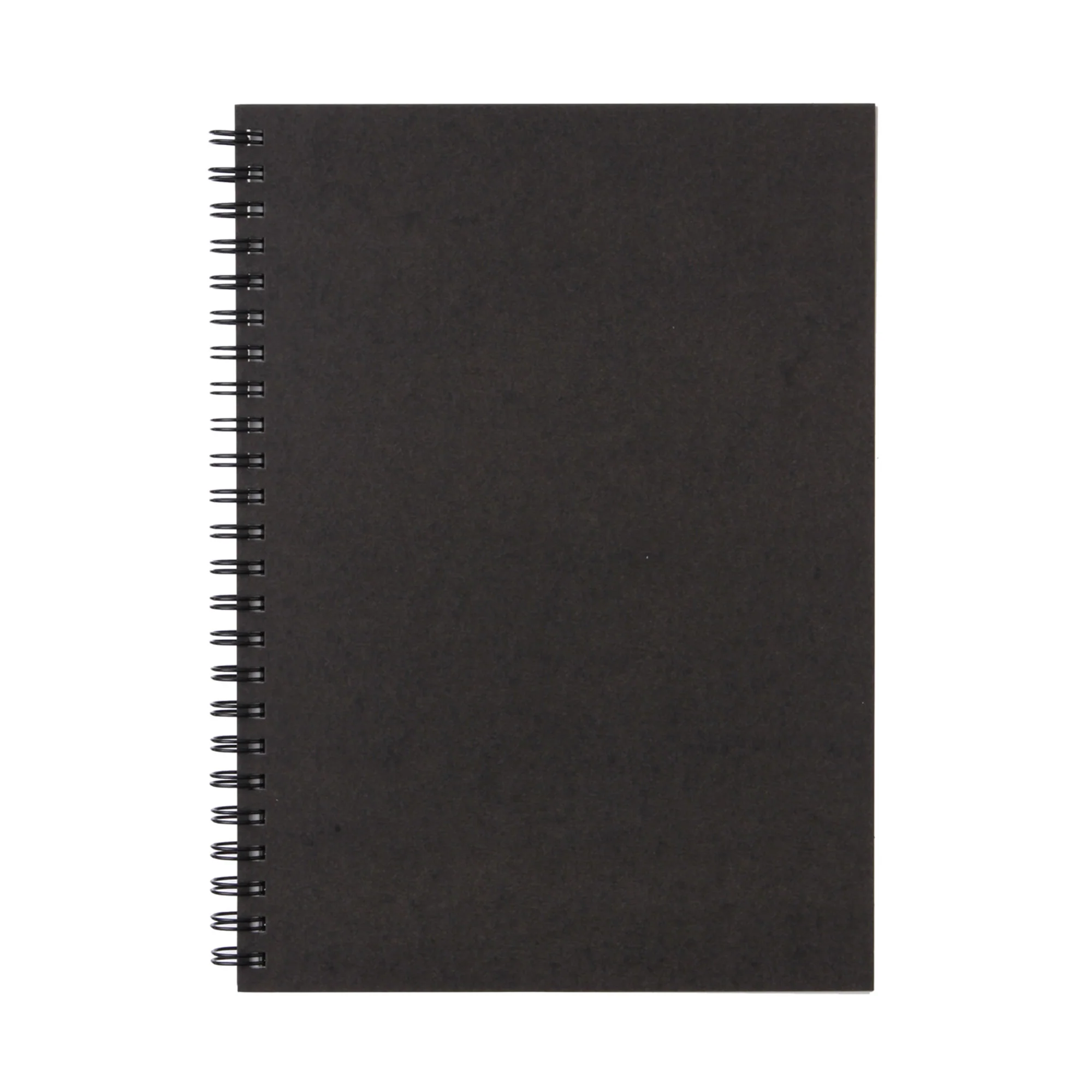 Recycled Paper Double Ring Blank Notebook - Dark Grey - Image 7