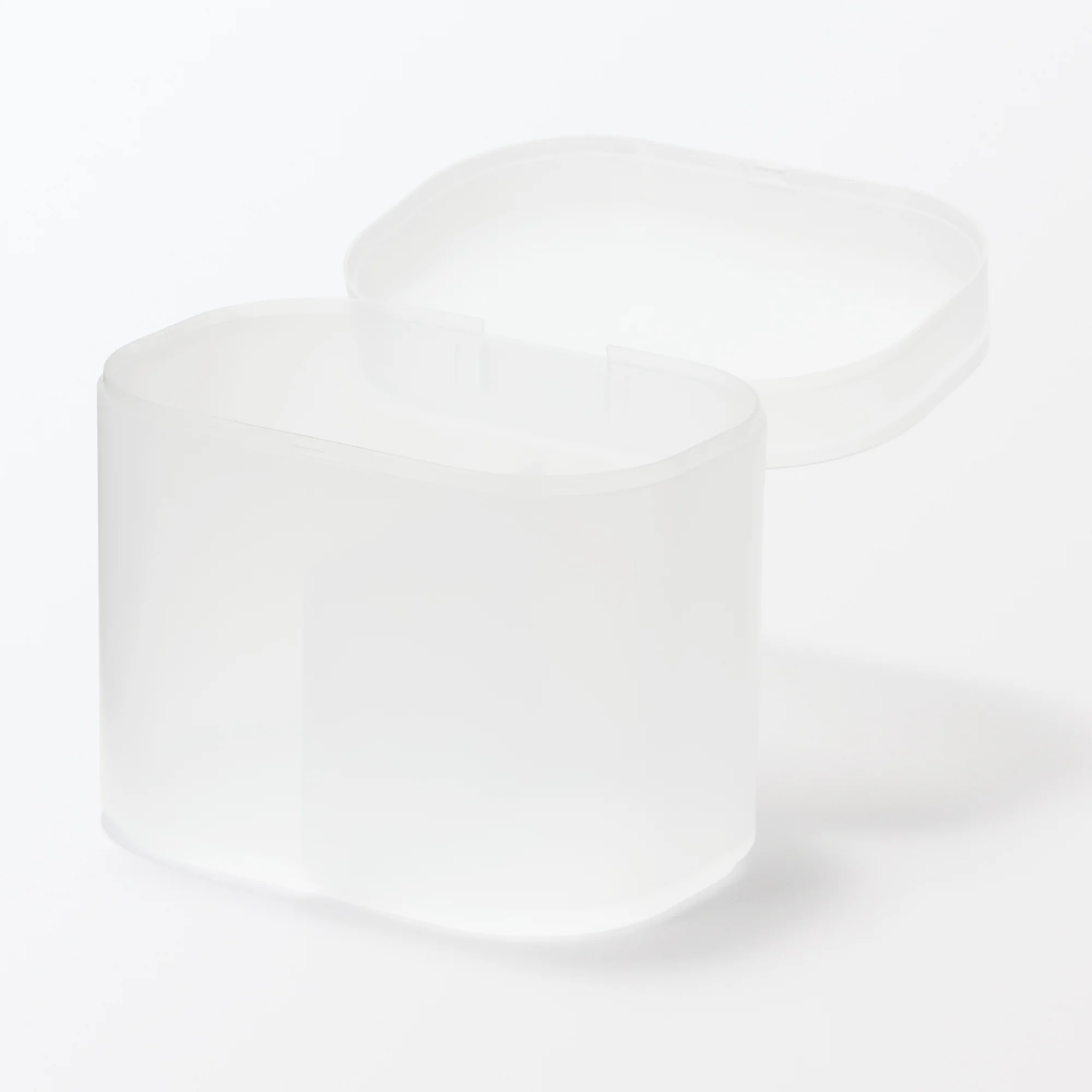 Recycled Polypropylene Cotton Pad and Swab Case with Lid - Image 3