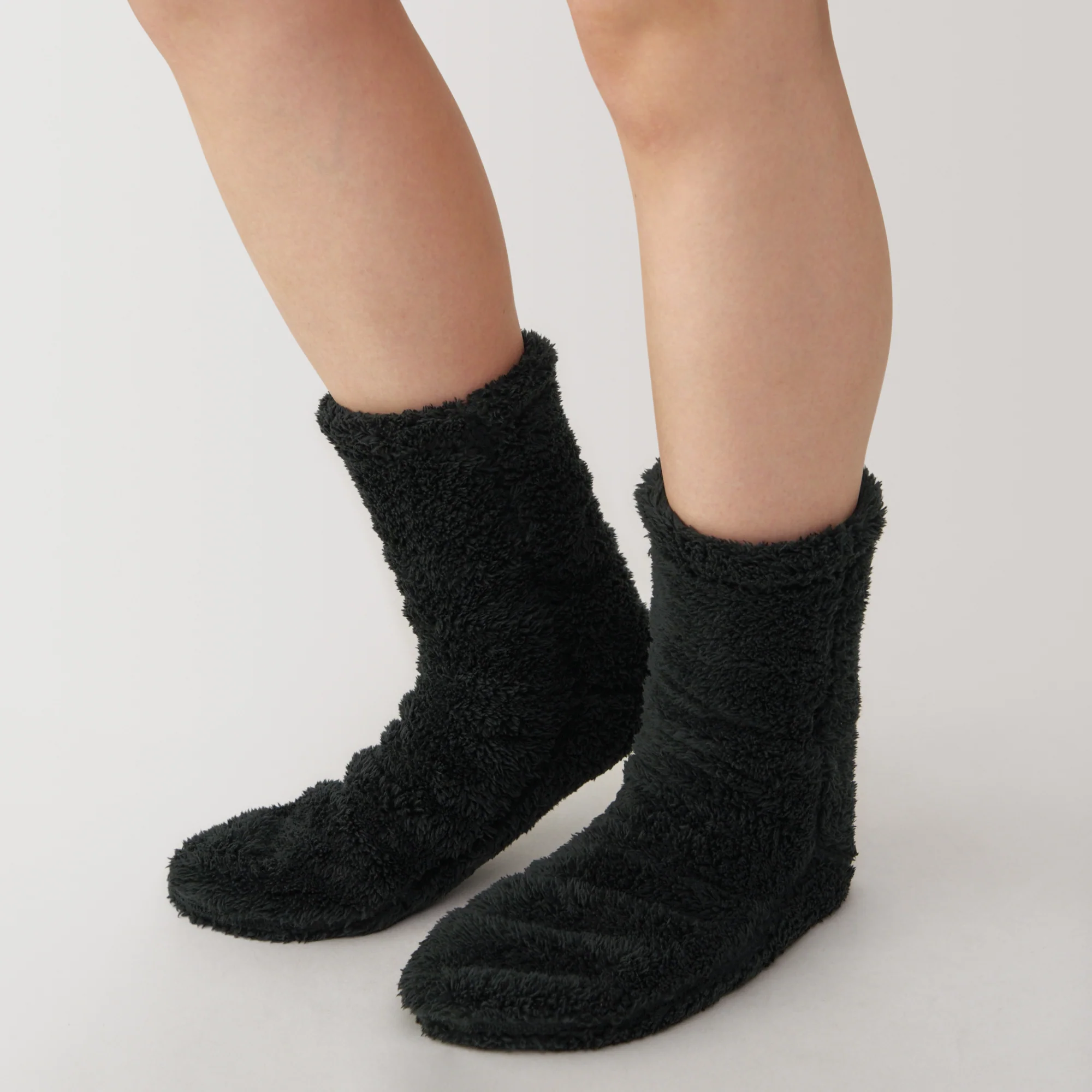 Right Angle Boa Fleece Cozy Socks - Image 2