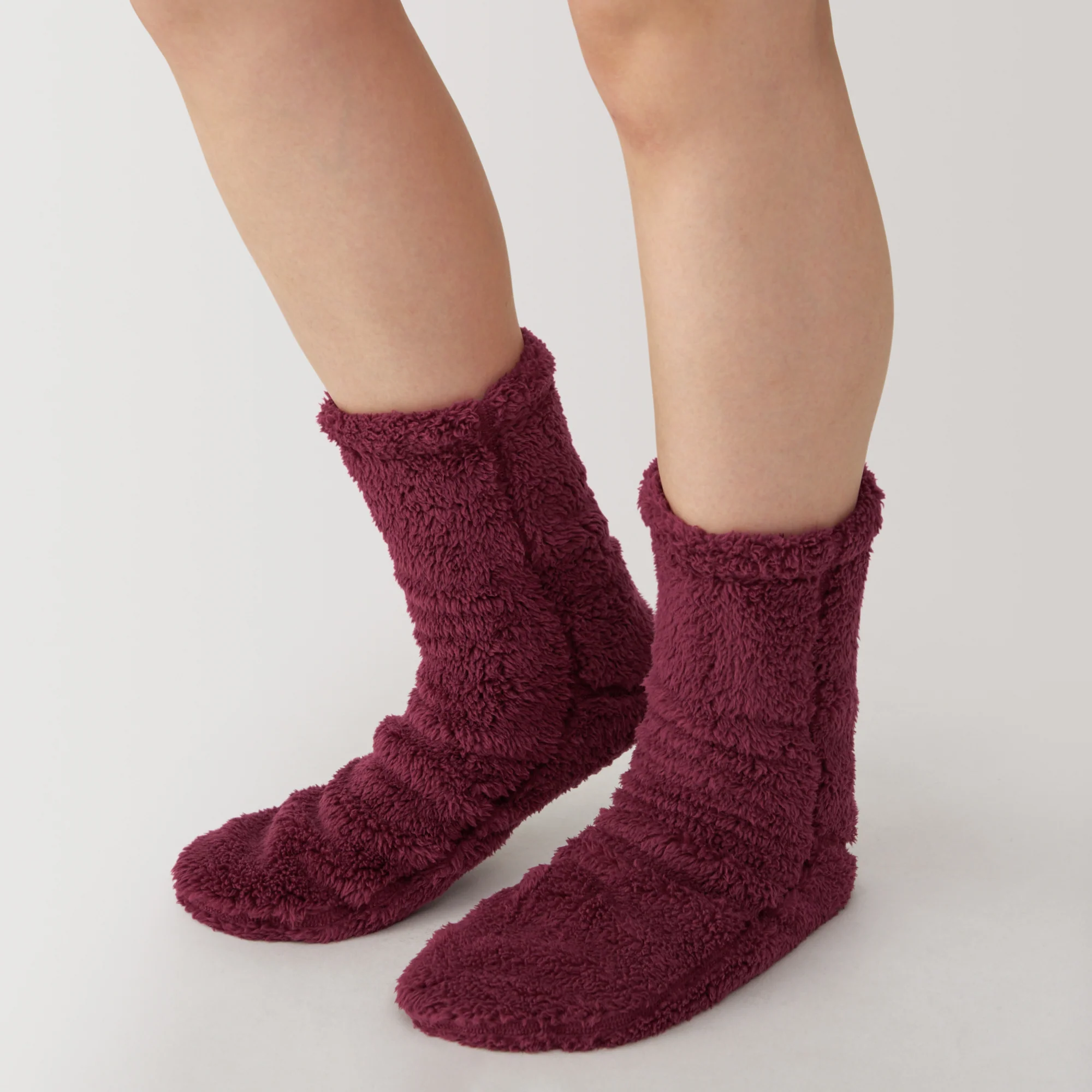 Right Angle Boa Fleece Cozy Socks - Image 8