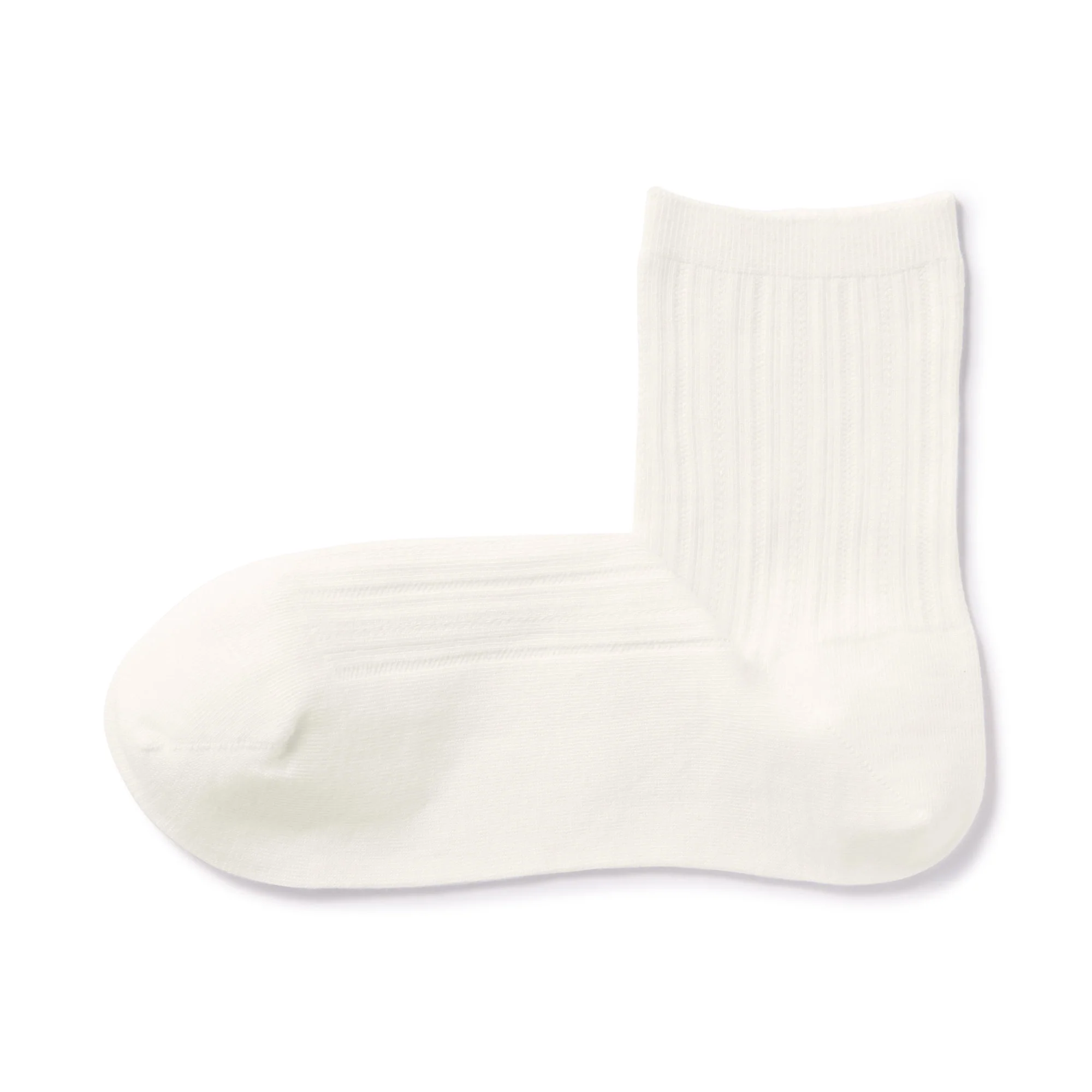 Right Angle Loose Top Patterned Short Socks